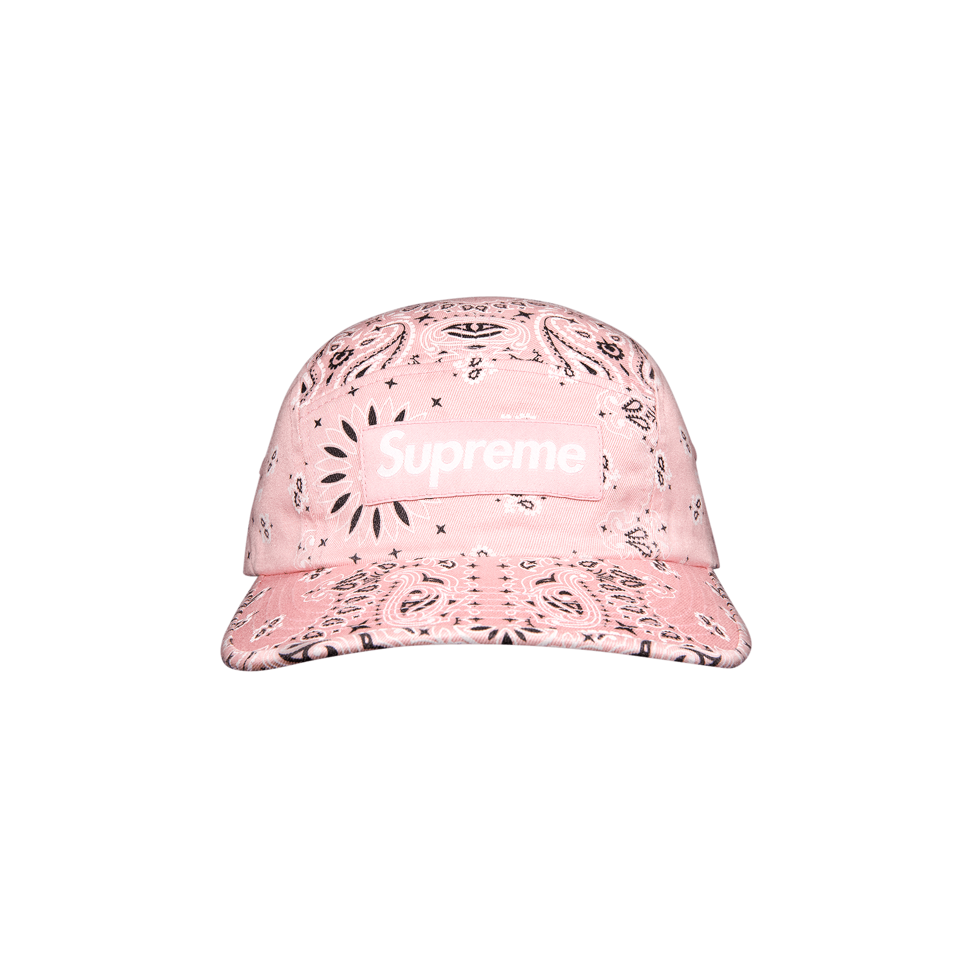Supreme Bandana Camp Cap 'Pink'