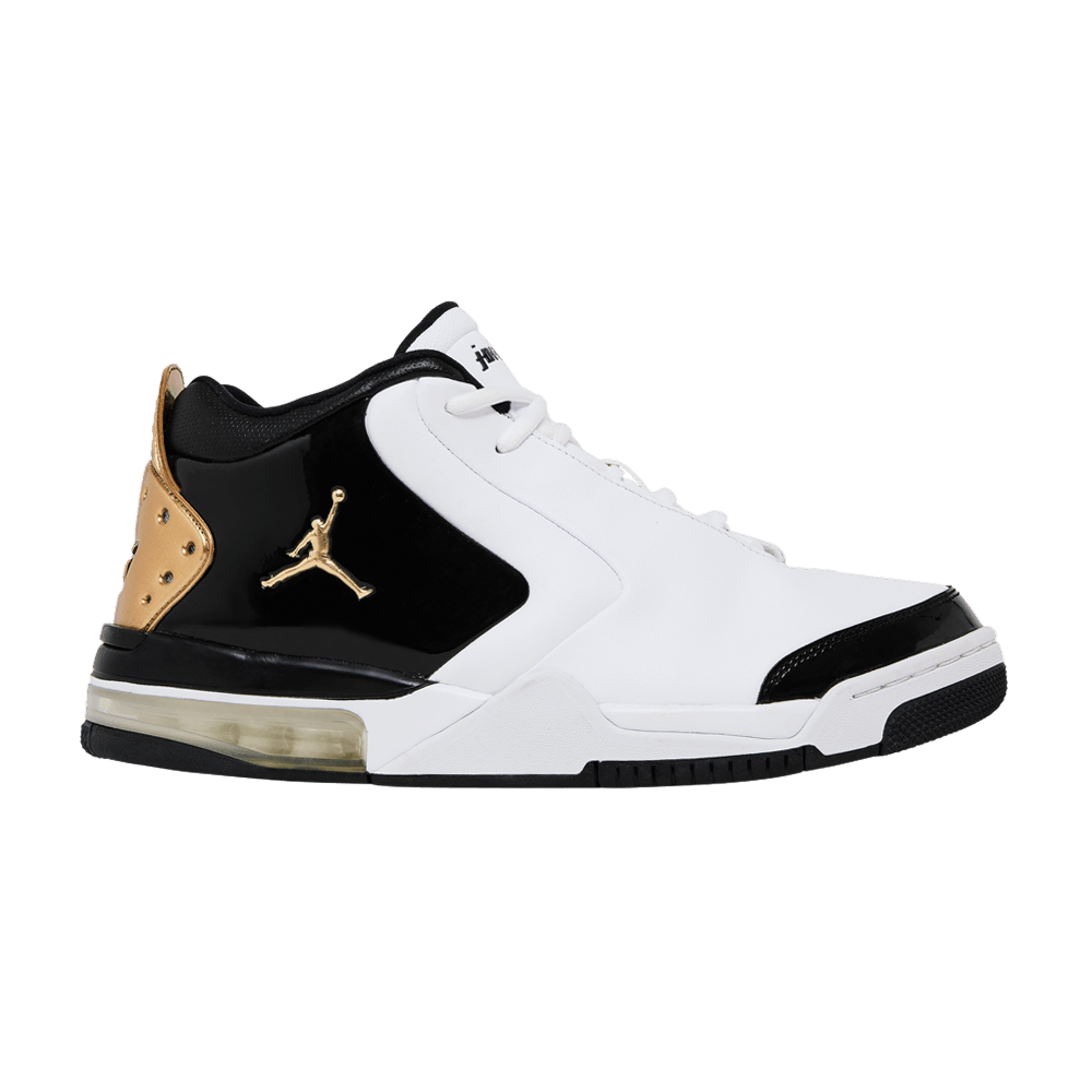 Air Jordan Big Fund Premium 'White Metallic Gold'