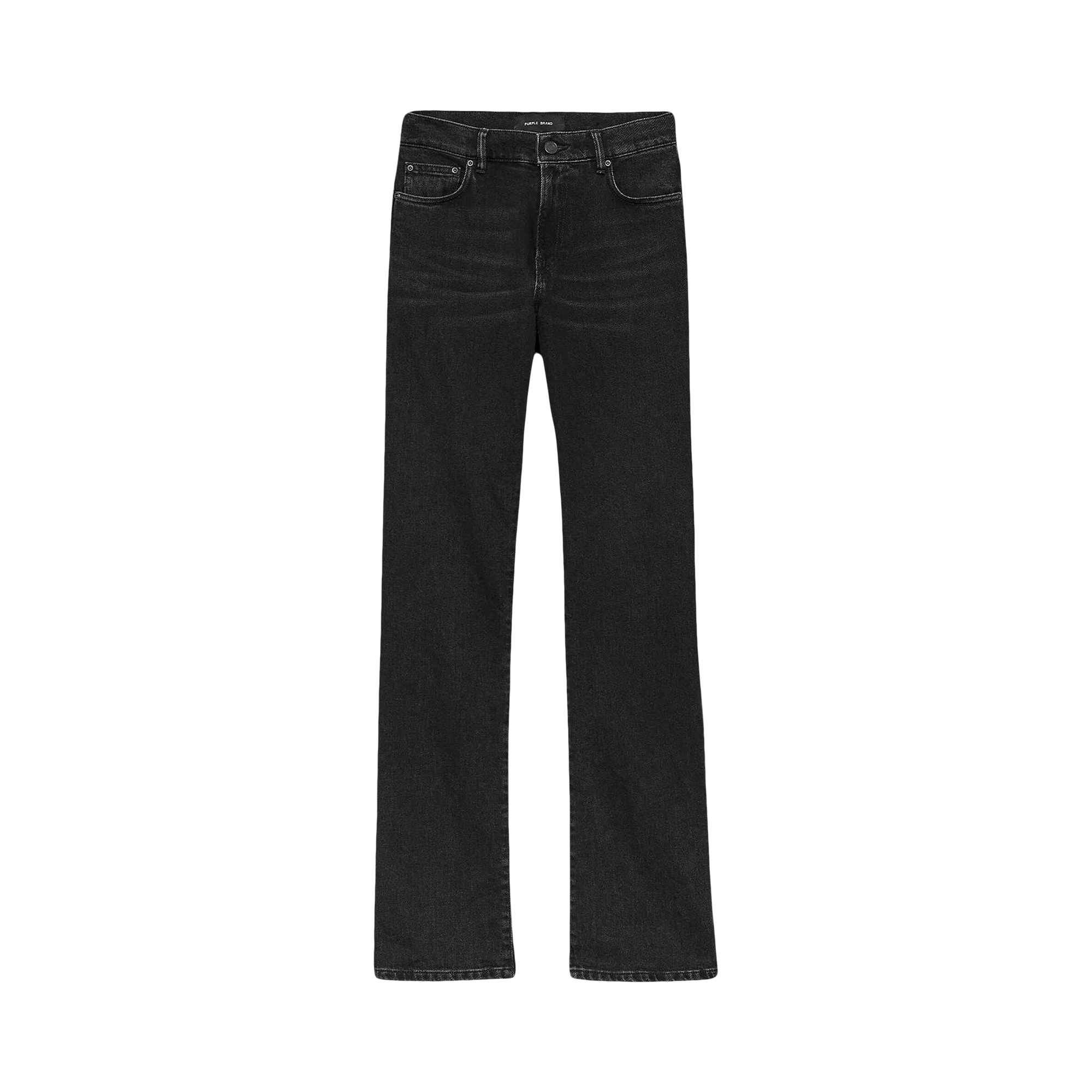 PURPLE BRAND Slim Straight Cut Out Jeans 'Black'