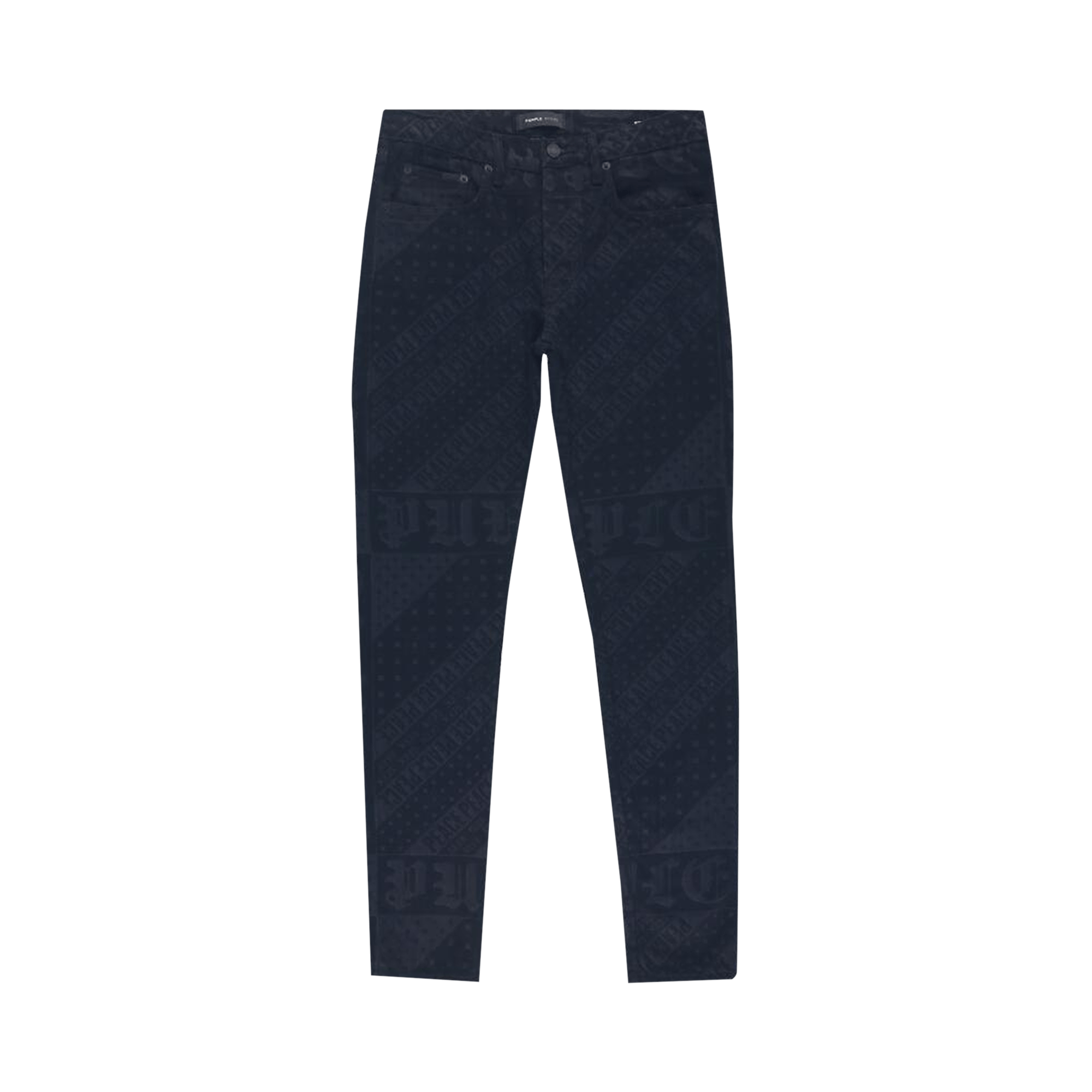 PURPLE BRAND Low Rise Slim Jeans 'Black'