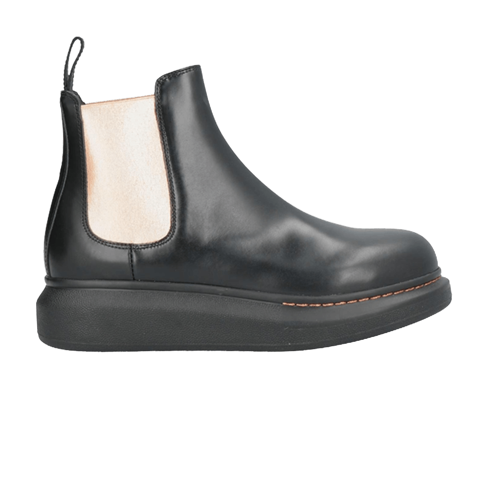 Alexander McQueen Wmns Hybrid Chelsea Boot 'Black Corsage'