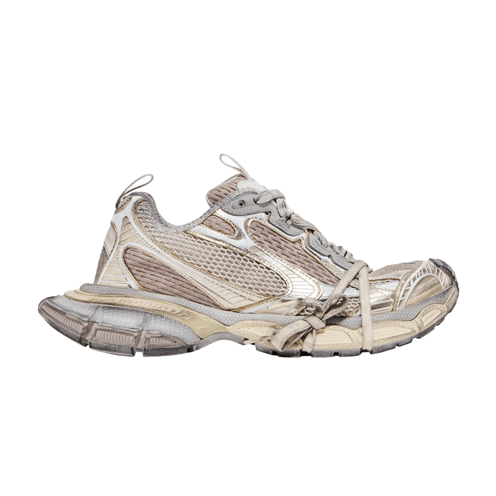 Buy Balenciaga Wmns 3XL Chain Sneaker 'Eggshell Silver Gold