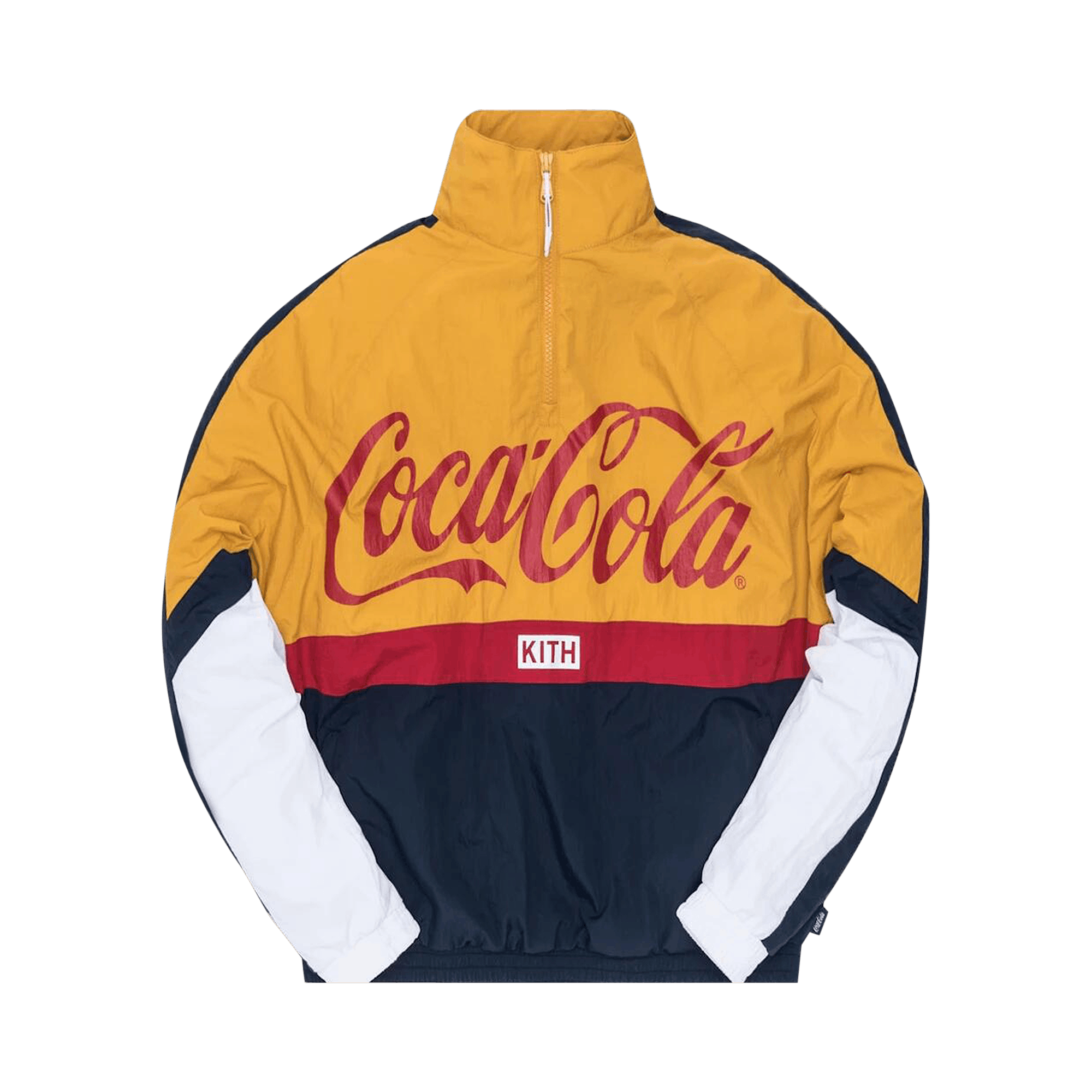 Kith x Coca-Cola Quarter Zip Nylon Windbreaker 'Navy'
