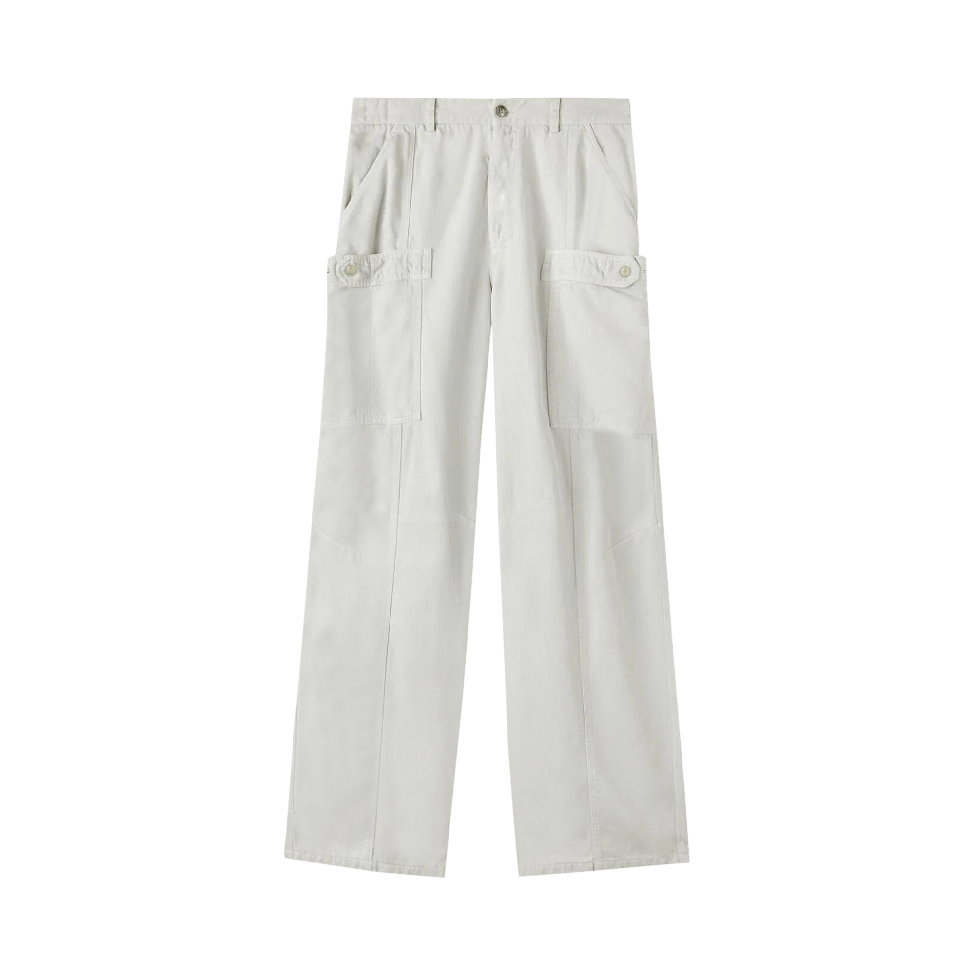 Palm Angels Monogram Pockets Pants 'Light Grey'