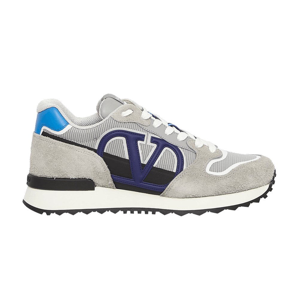 Buy Valentino V Logo Pace Sneaker 'Grey Blue' - 3Y2S0H17 TAE