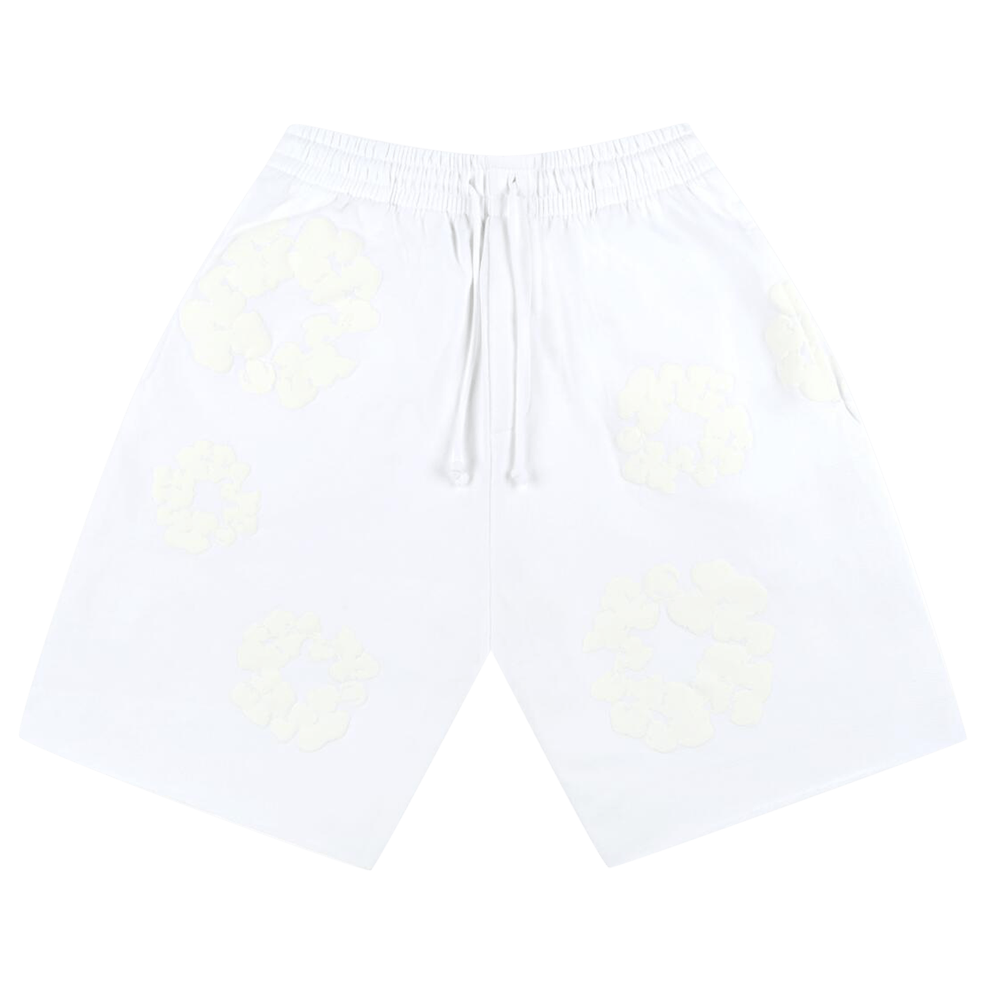 Denim Tears Mono Cotton Wreath Shorts 'White'