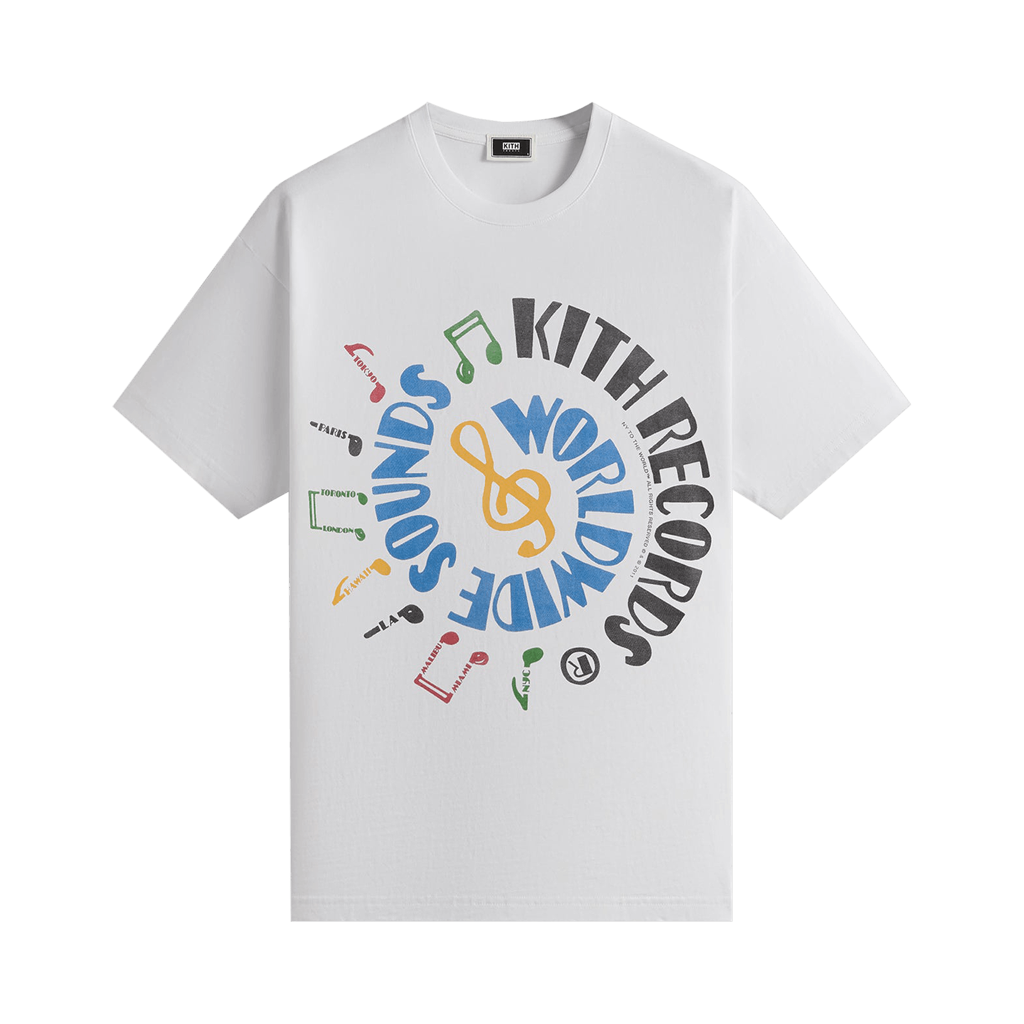 Kith Records Vintage Tee 'White'