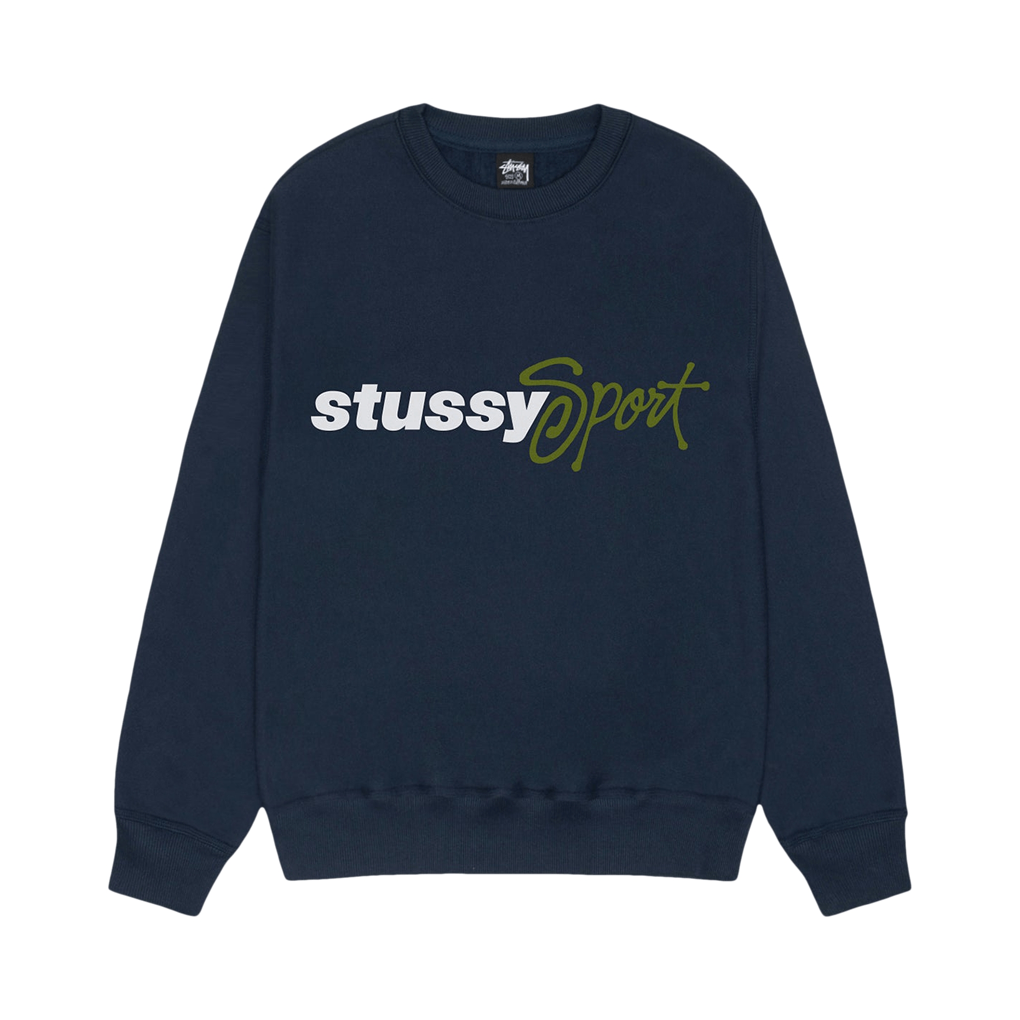 Stussy Sport Script Crew 'Navy'