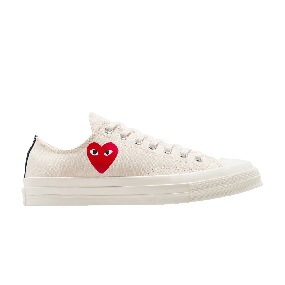 Converse Chuck Taylor All Star 70 Ox Comme des Garcons PLAY Single Heart Milk