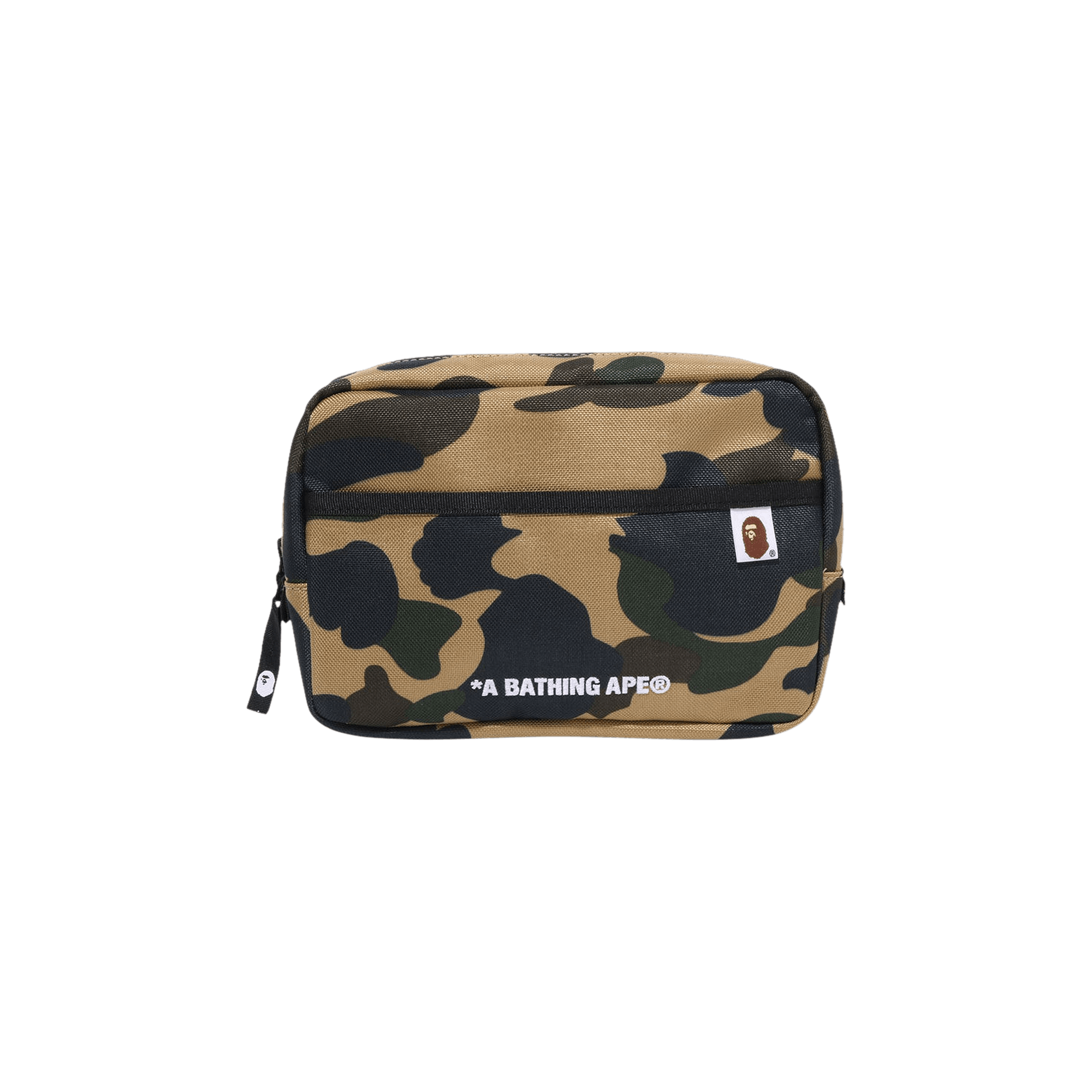 BAPE 1st Camo Cordura Multi Pouch 'Yellow'