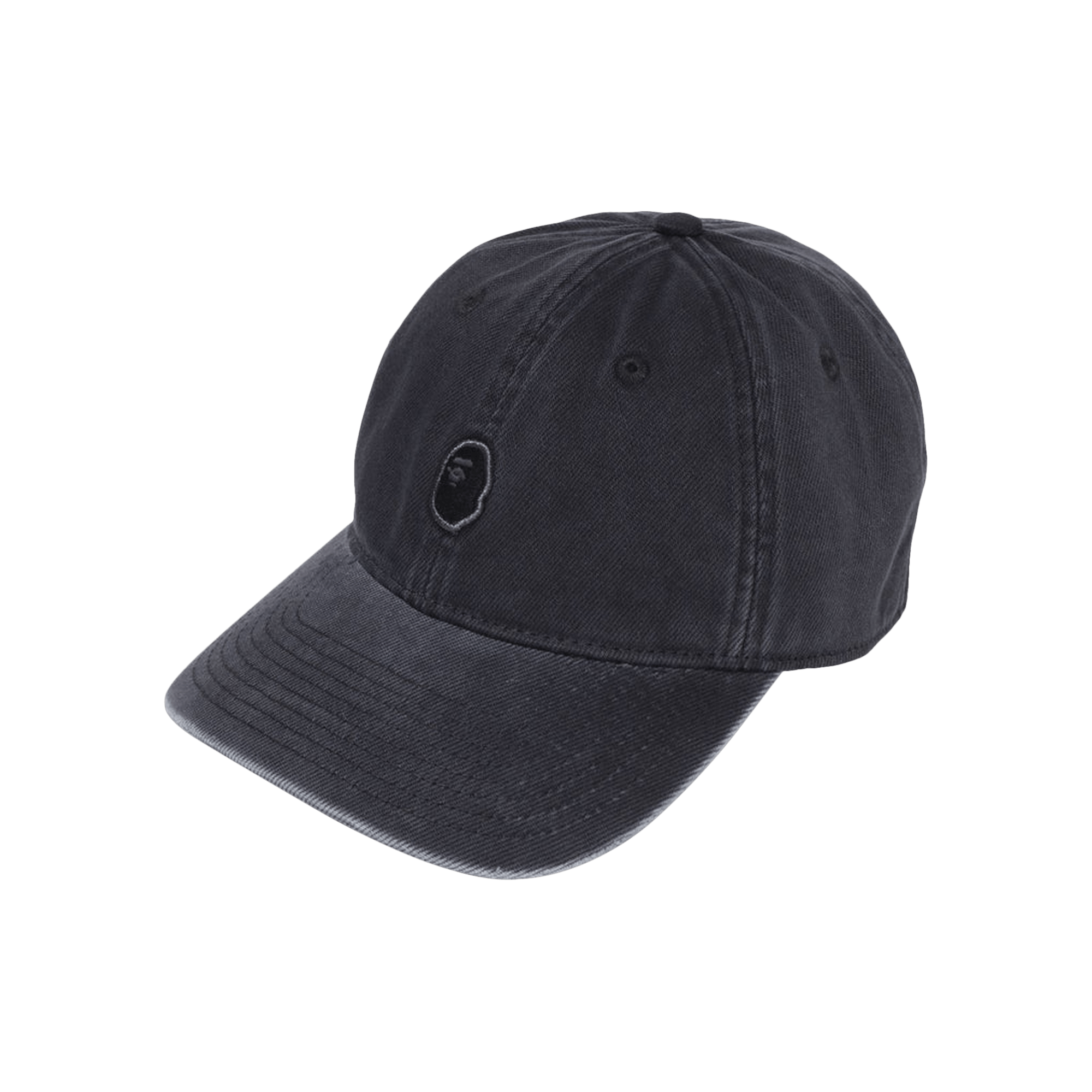 BAPE Garment Dye One Point Cap 'Black'