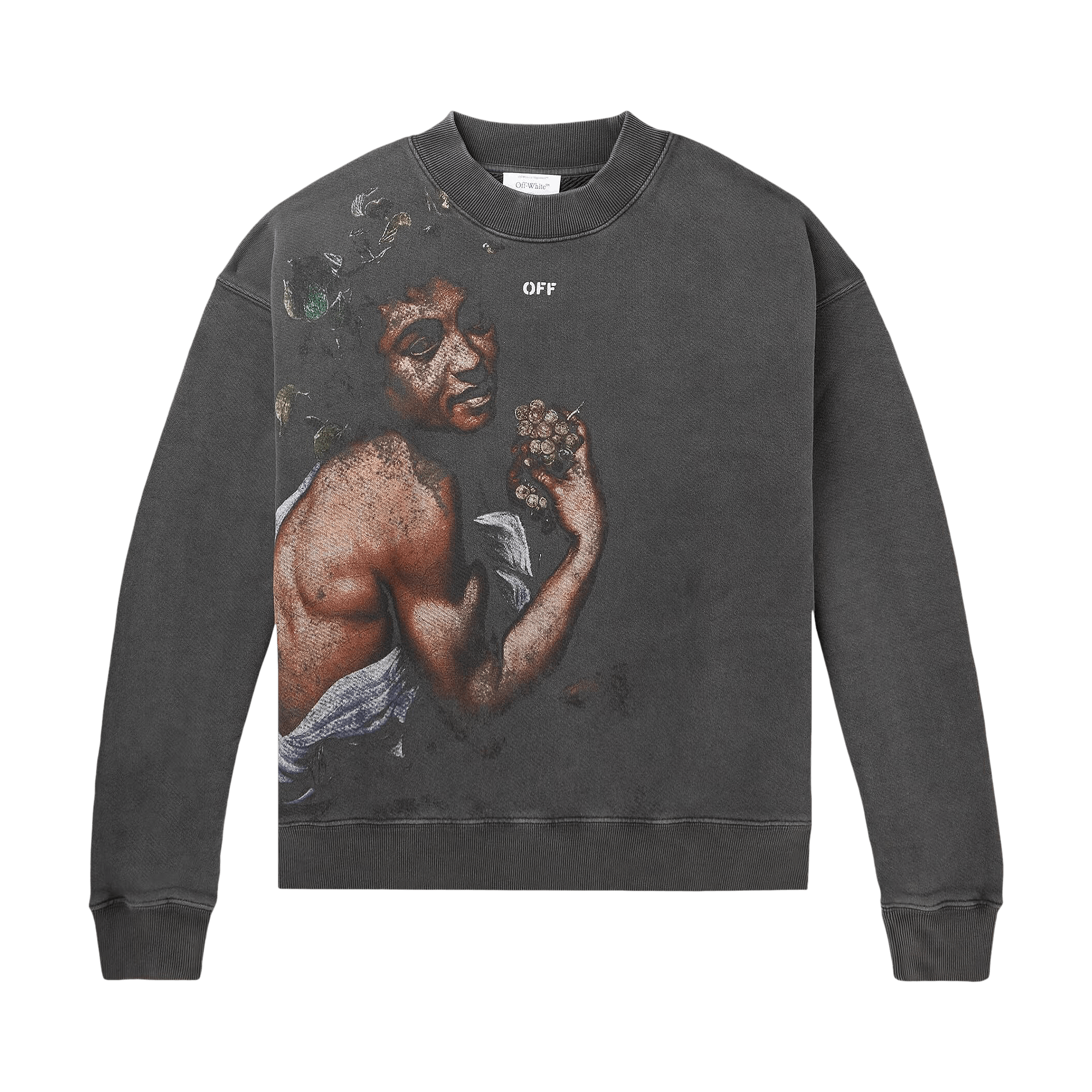 Off-White Bacchus Skate Crewneck 'Black/Multicolor'