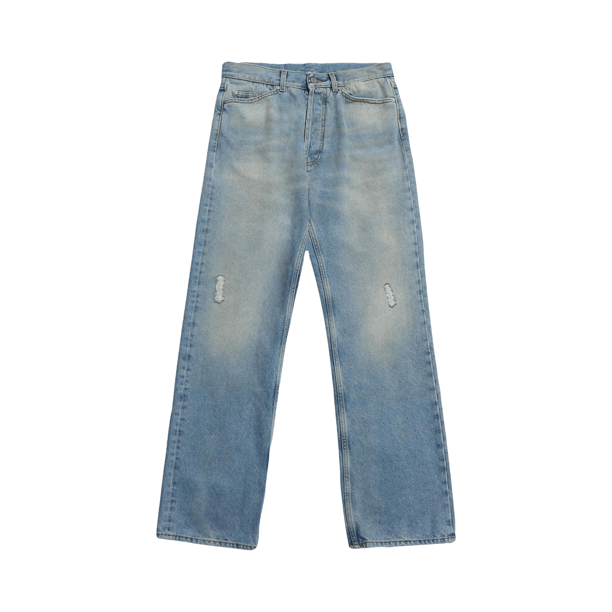 Palm Angels Monogram Loose Denim 'Light Blue/Black'