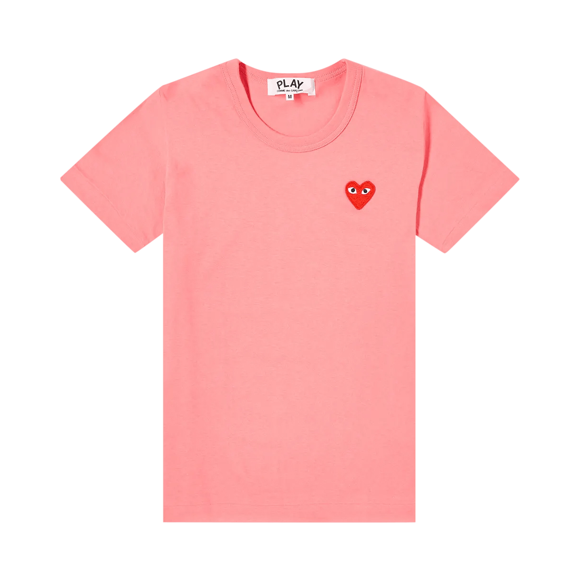 Comme des Garçons PLAY Basic Heart Logo T-Shirt 'Pink'