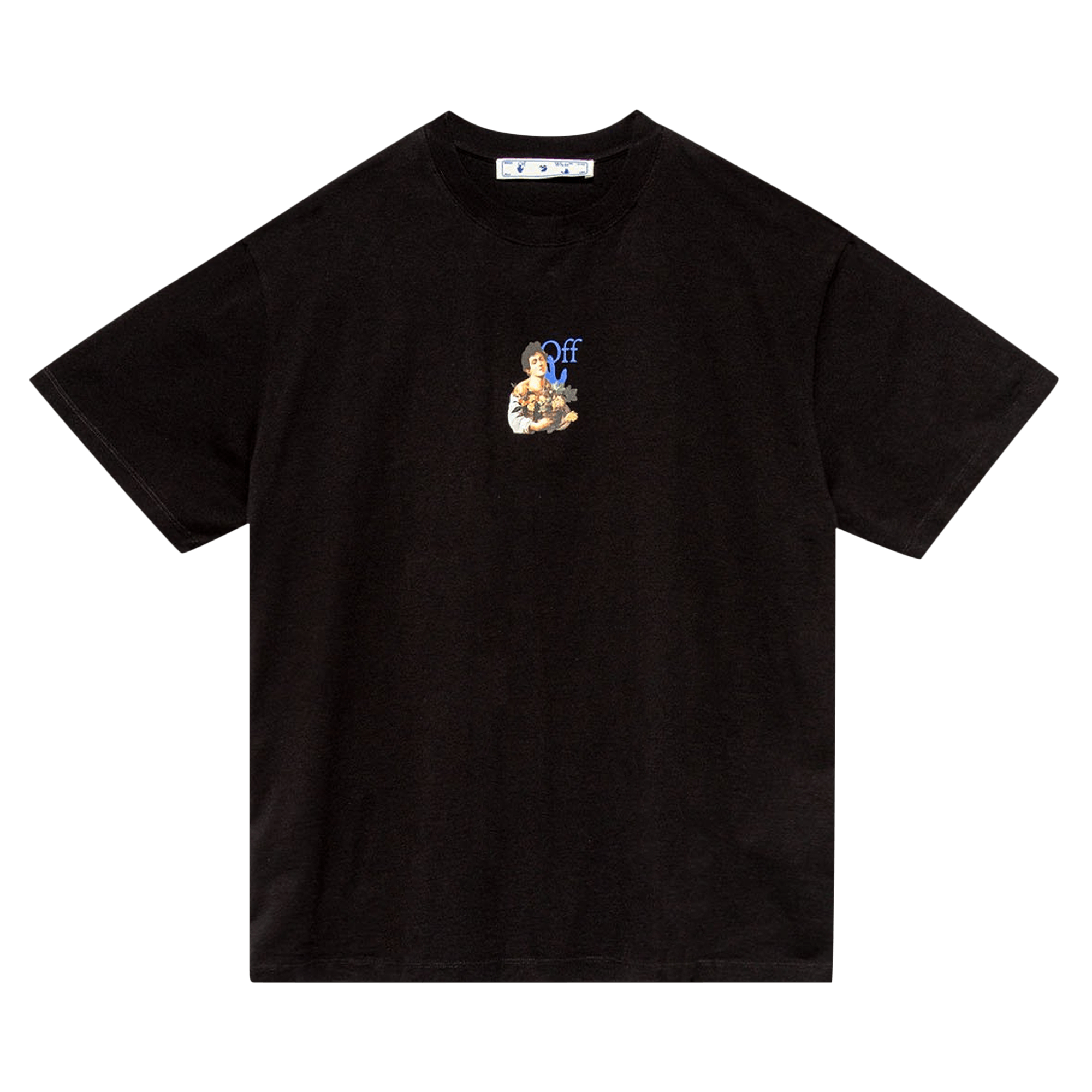 Off-White Caravaggio Boy Mark Over T-Shirt 'Black Light'
