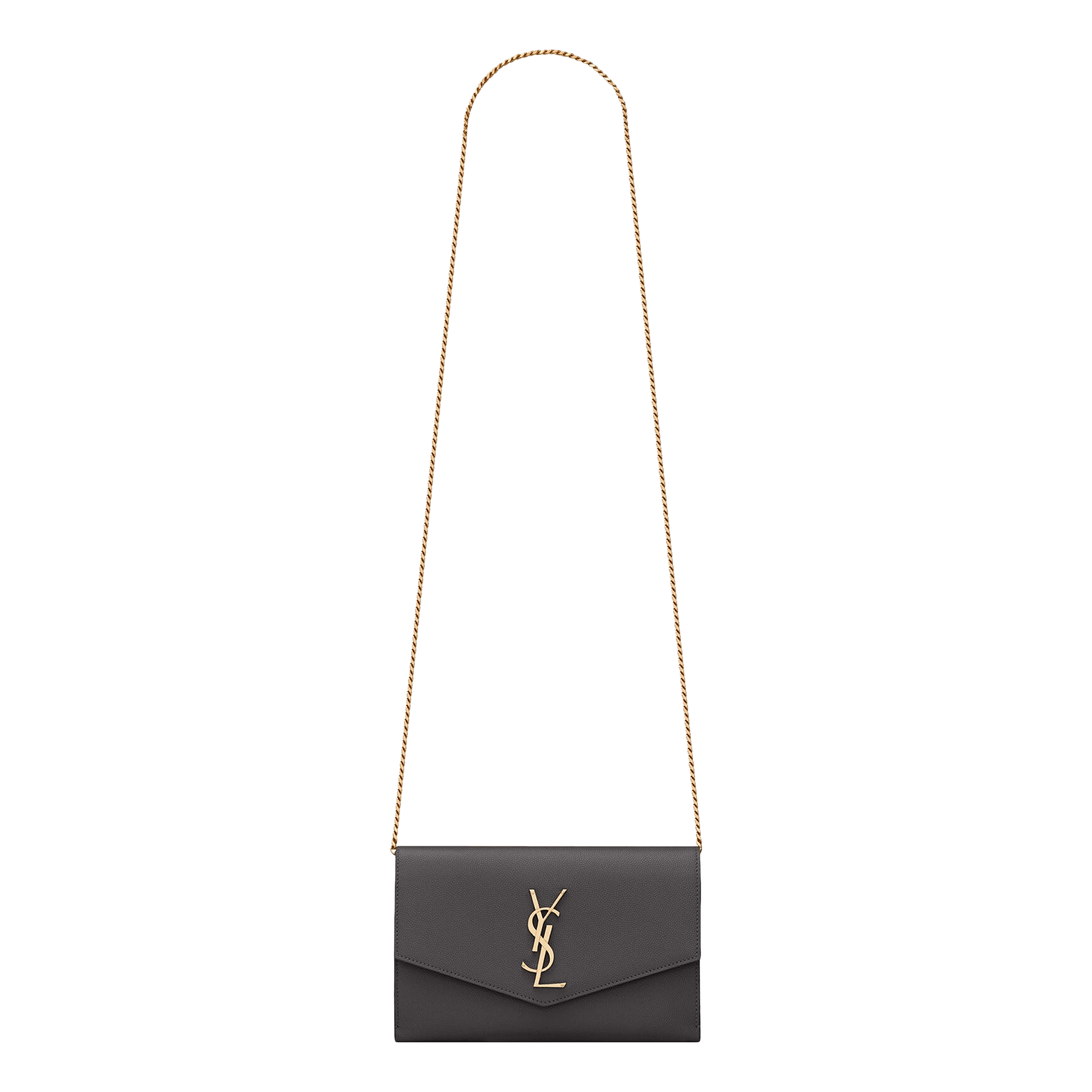 Saint Laurent Uptown Chain Wallet 'Storm'
