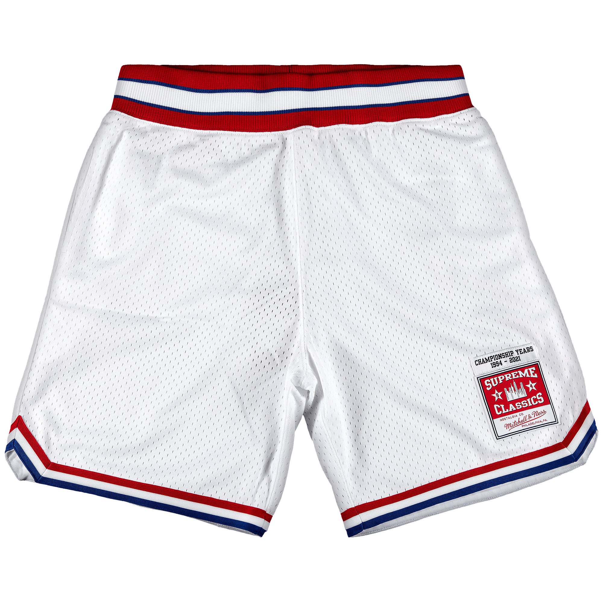 Supreme x Mitchel And Ness Basketball Short 'White'
