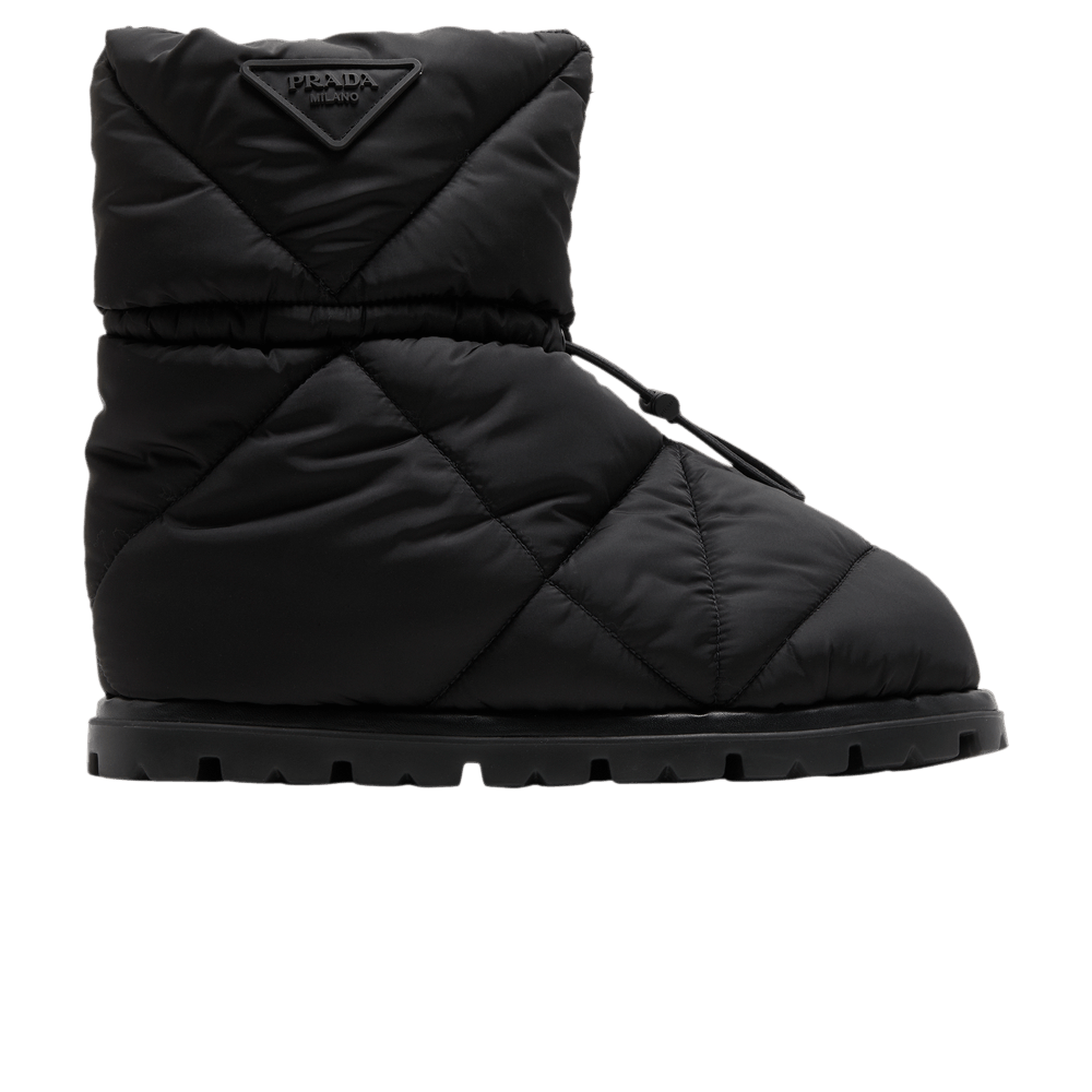 Prada Blow 19 Quilted Nylon Drawstring Boot 'Black'
