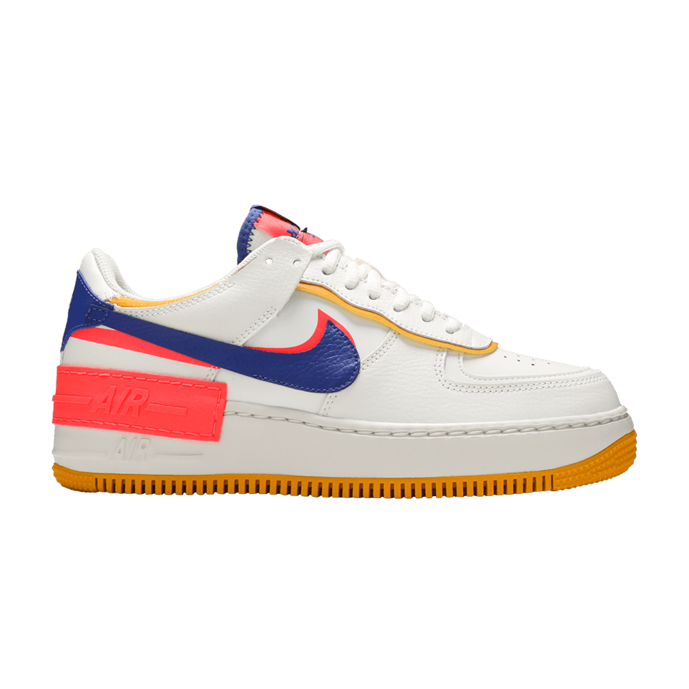 Nike Wmns Air Force 1 Shadow 'White Crimson Blue'