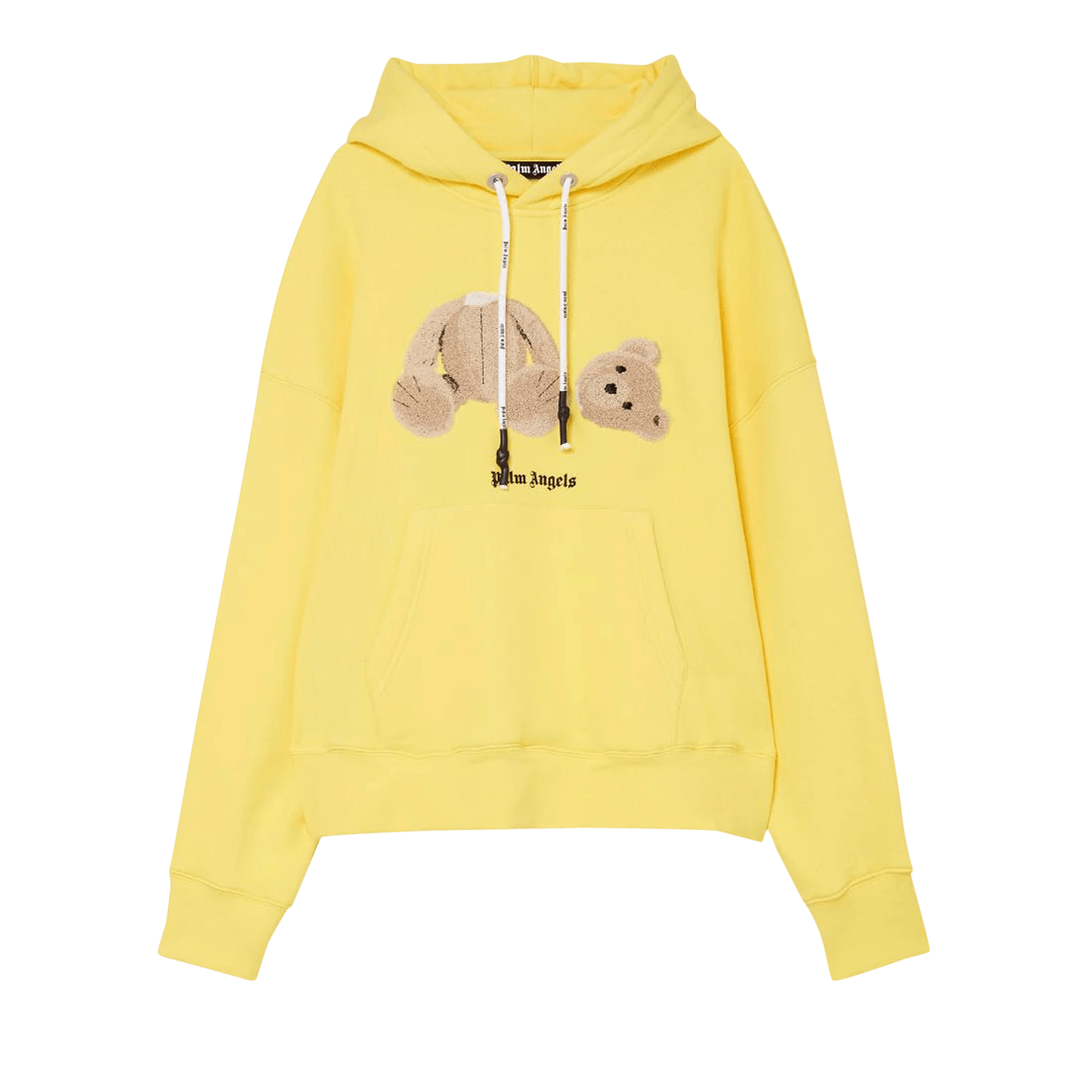 Palm Angels Bear Hoodie 'Yellow/Black'
