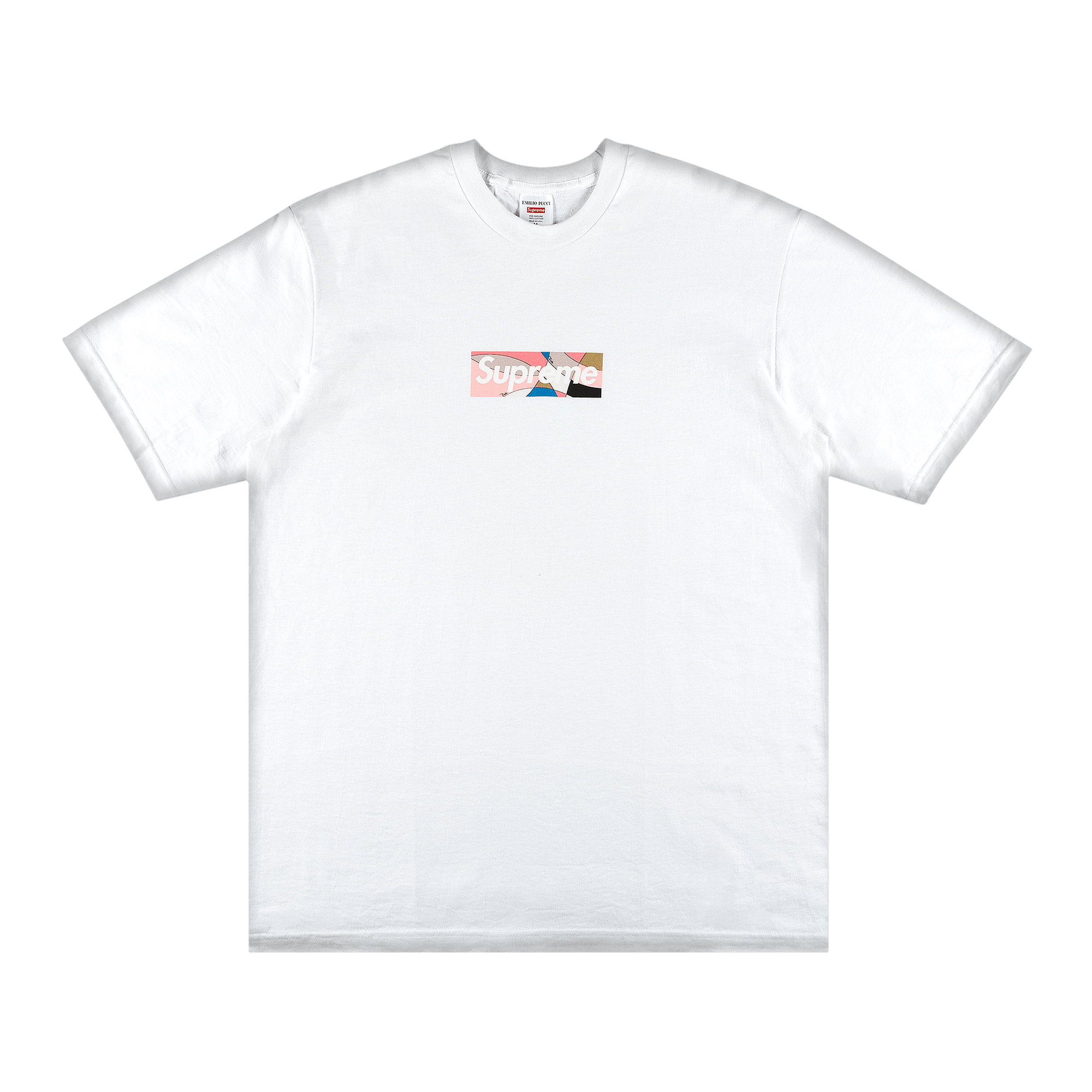 Supreme x Emilio Pucci Box Logo Tee 'White/Dusty Pink'