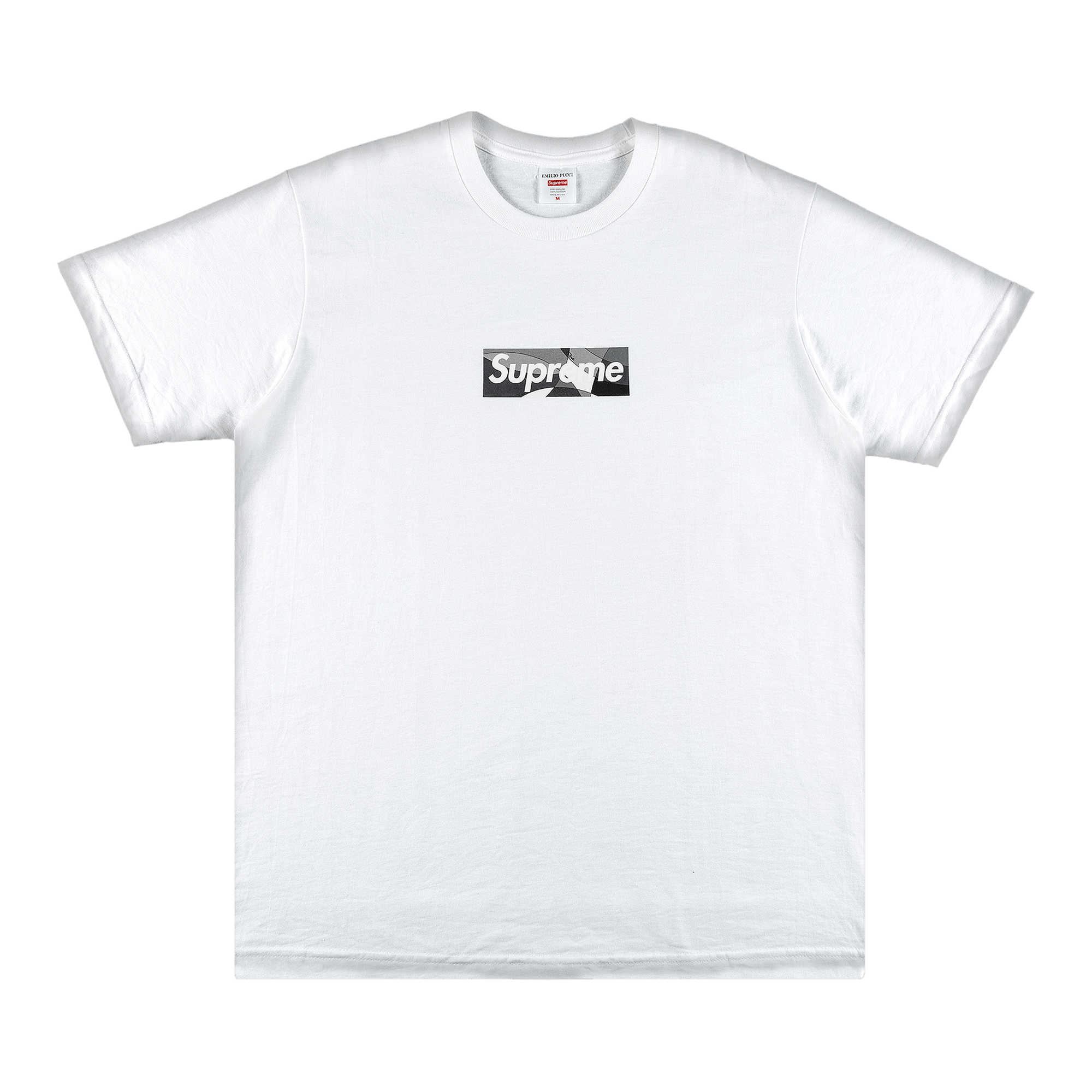 Supreme x Emilio Pucci Box Logo Tee 'White/Black'