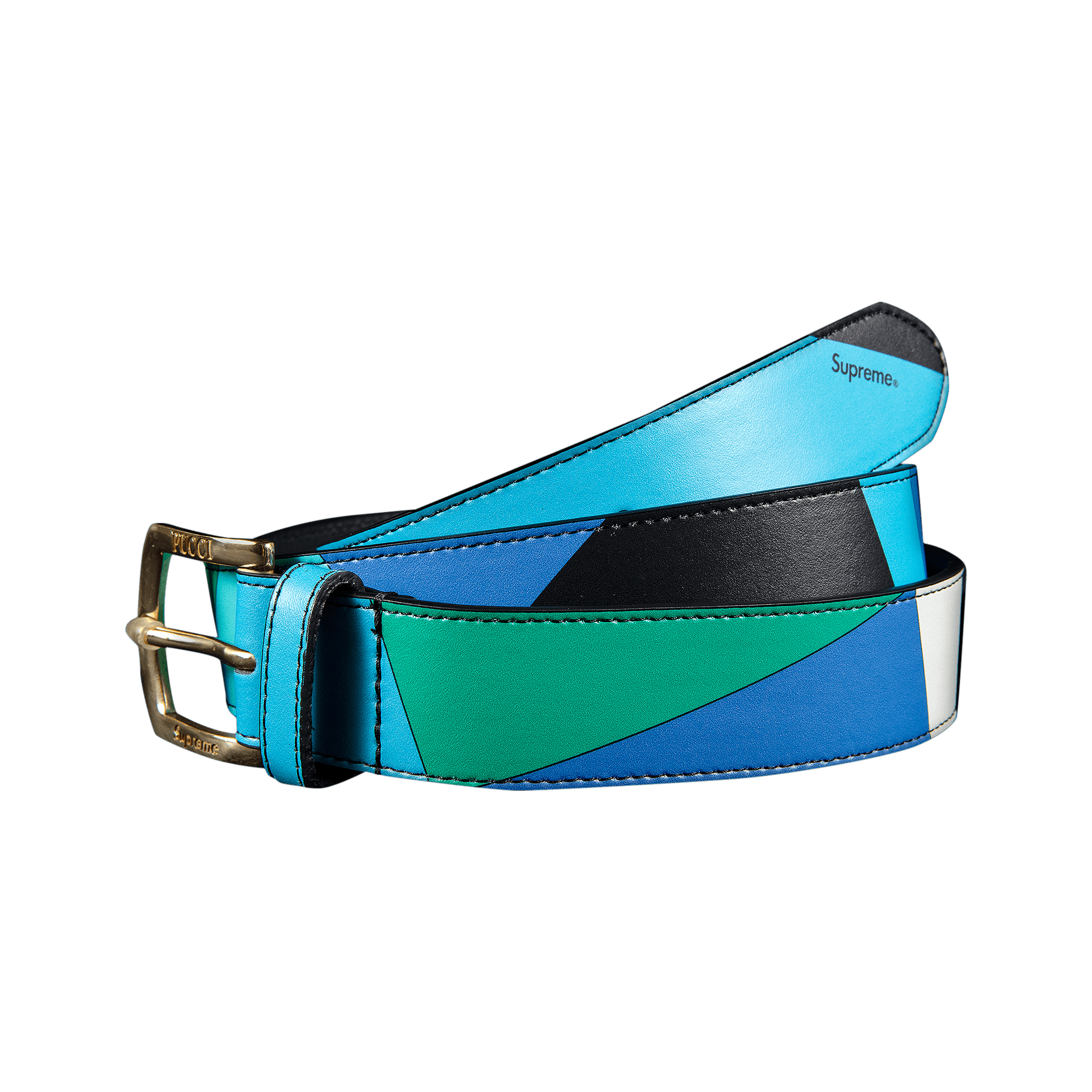 Supreme x Emilio Pucci Belt 'Blue'