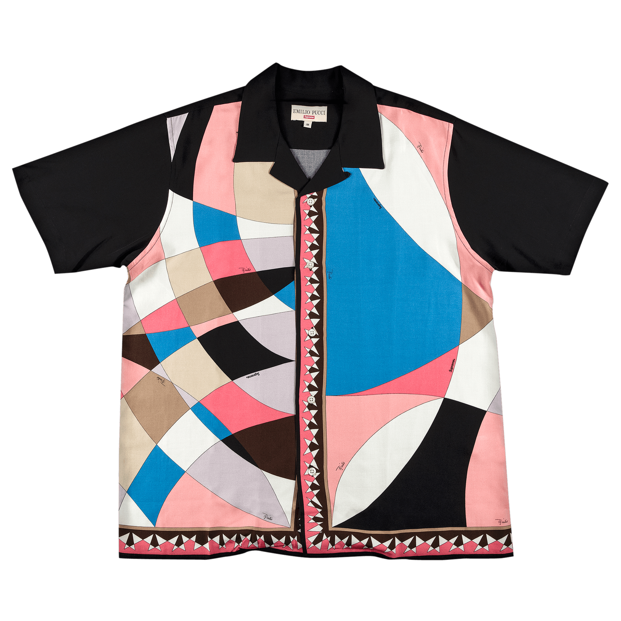 Supreme x Emilio Pucci Short-Sleeve Shirt 'Dusty Pink'