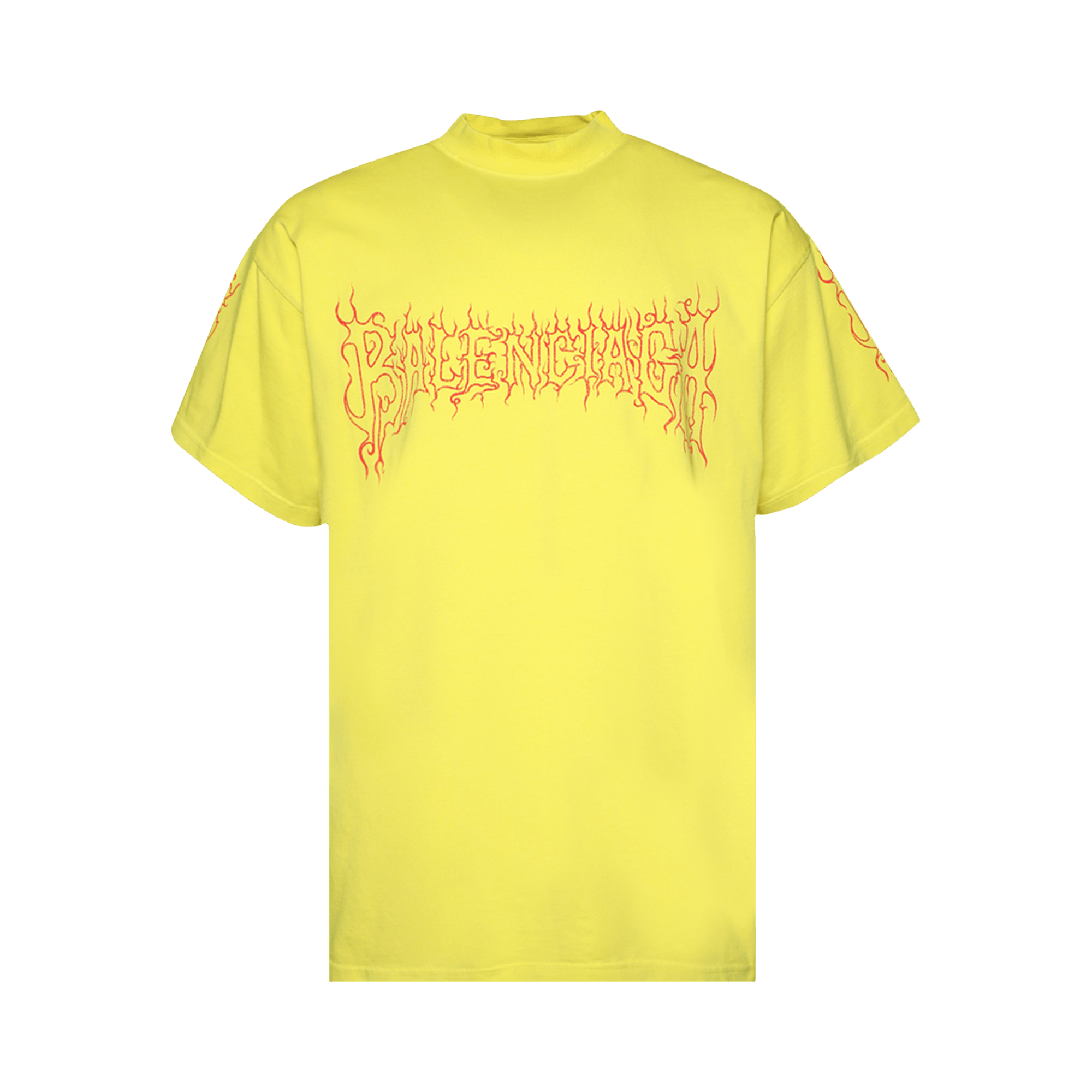 Balenciaga Oversized T-Shirt 'Yellow/Red'