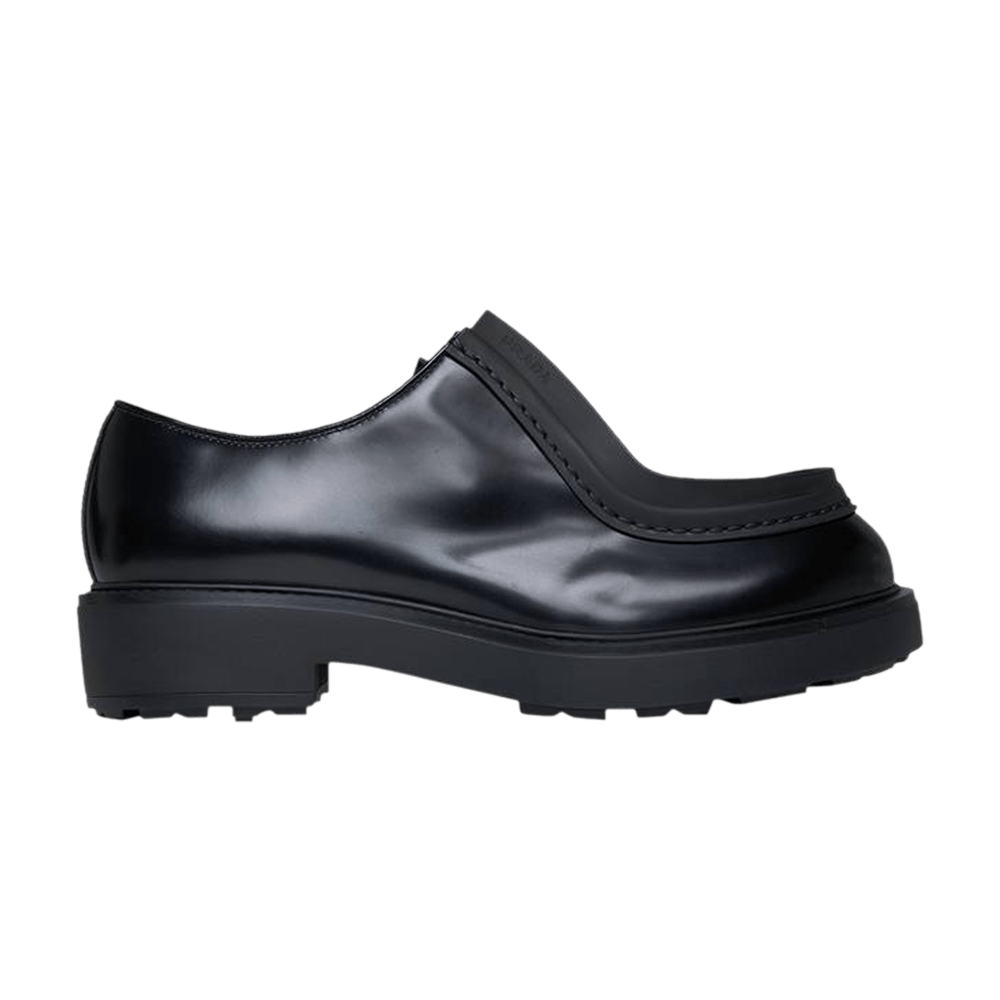 PRADA｜ (1D329N 055 F0002 F 025) Buy Prada Wmns Brushed Leather Loafer 'Black' - 1D329N 055