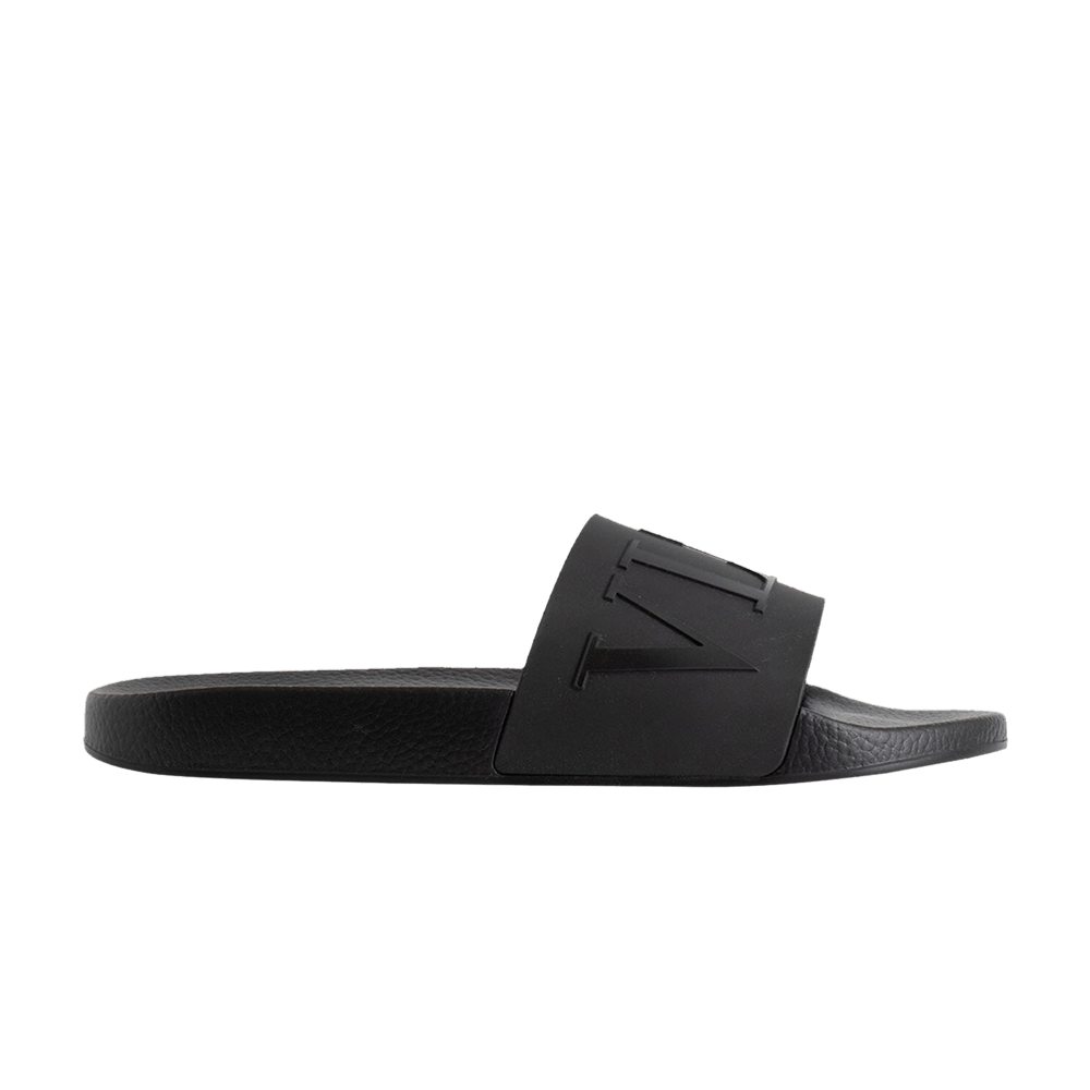 Valentino VLTN Rubber Slider 'Triple Black'