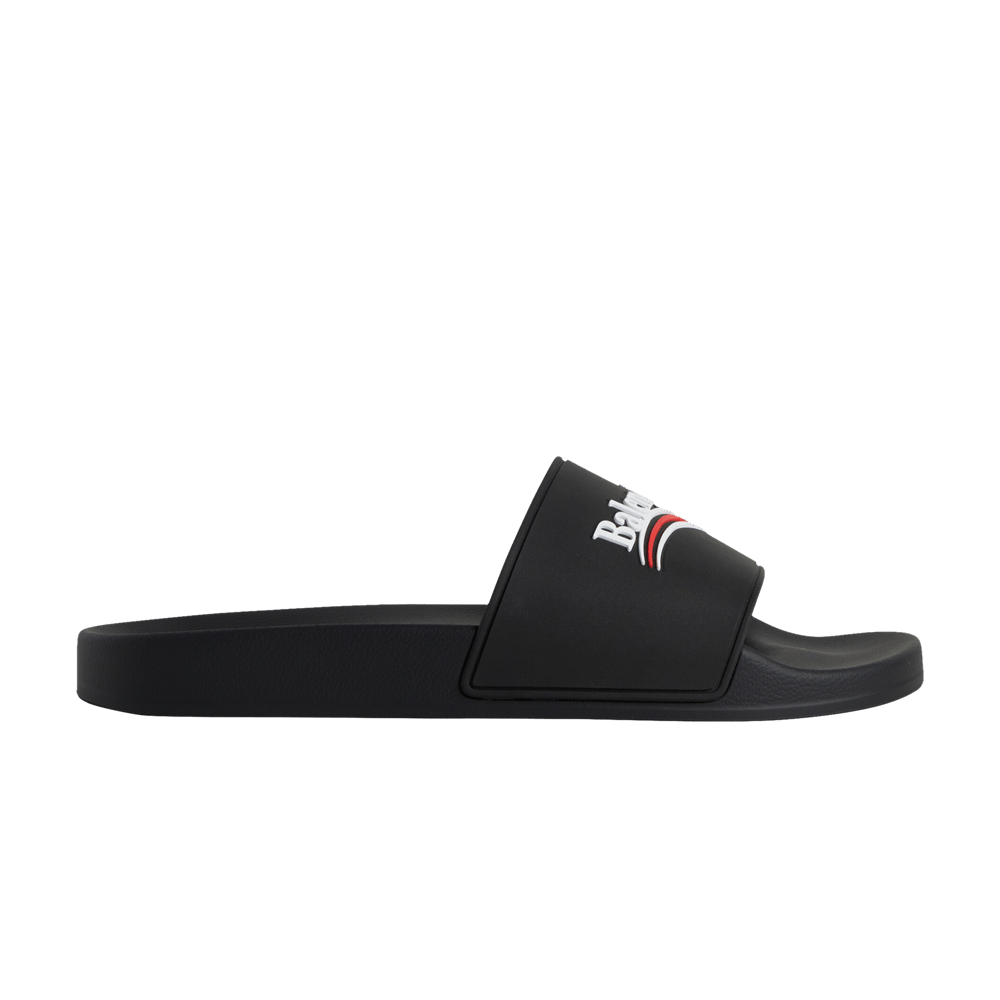 Balenciaga Pool Slide Sandal 'Black White Red'