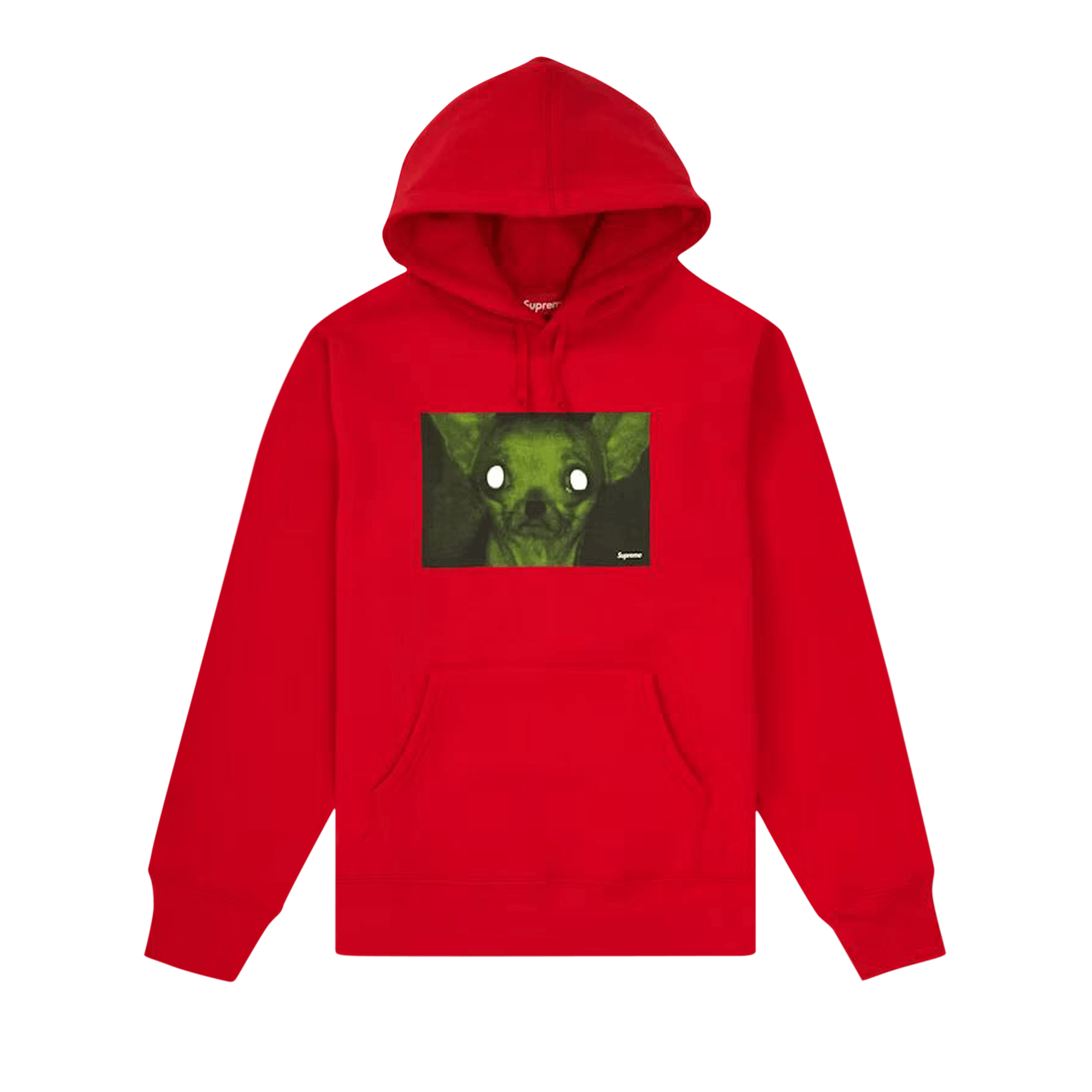 Supreme Chris Cunningham Chihuahua Hooded Sweatshirt 'Red'