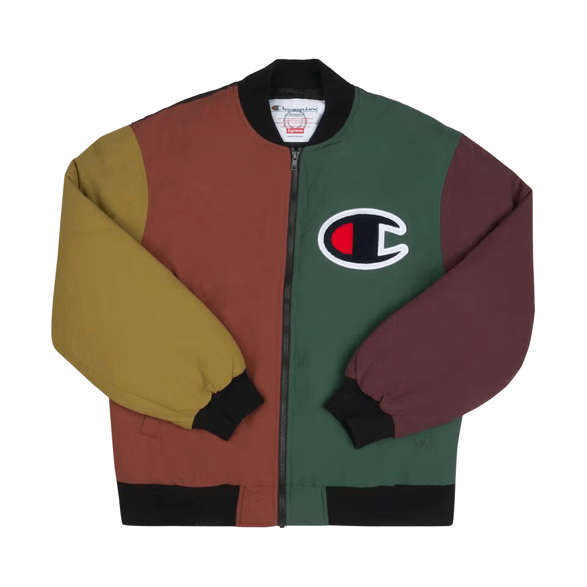 Supreme x Champion Color Blocked Jacket 'Multicolor'