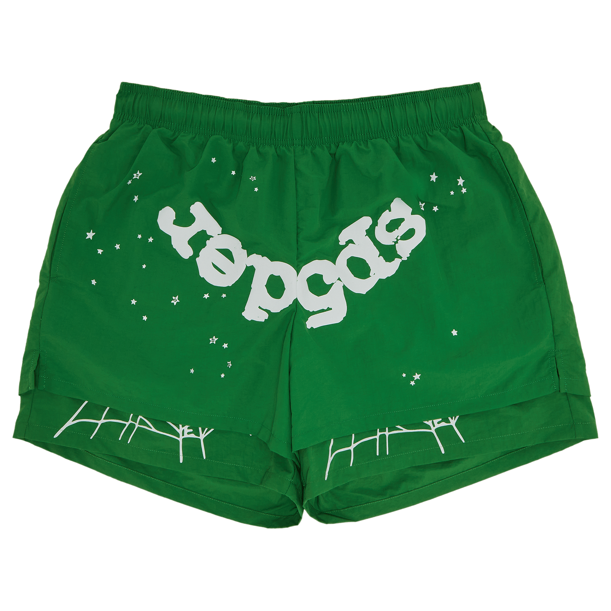 Sp5der OG Web Double Layer Short 'White'