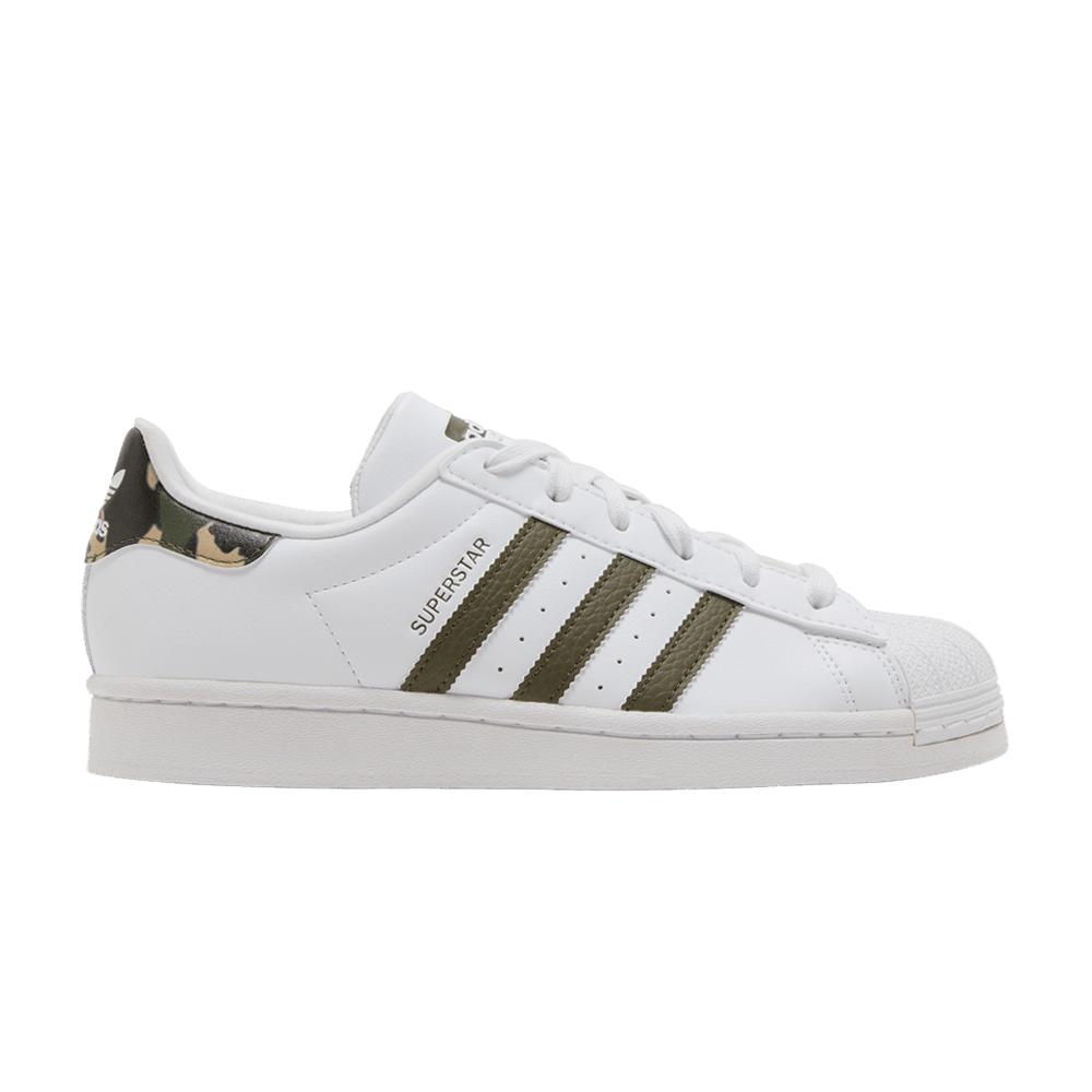 adidas Superstar Big Kid 'White Camo'