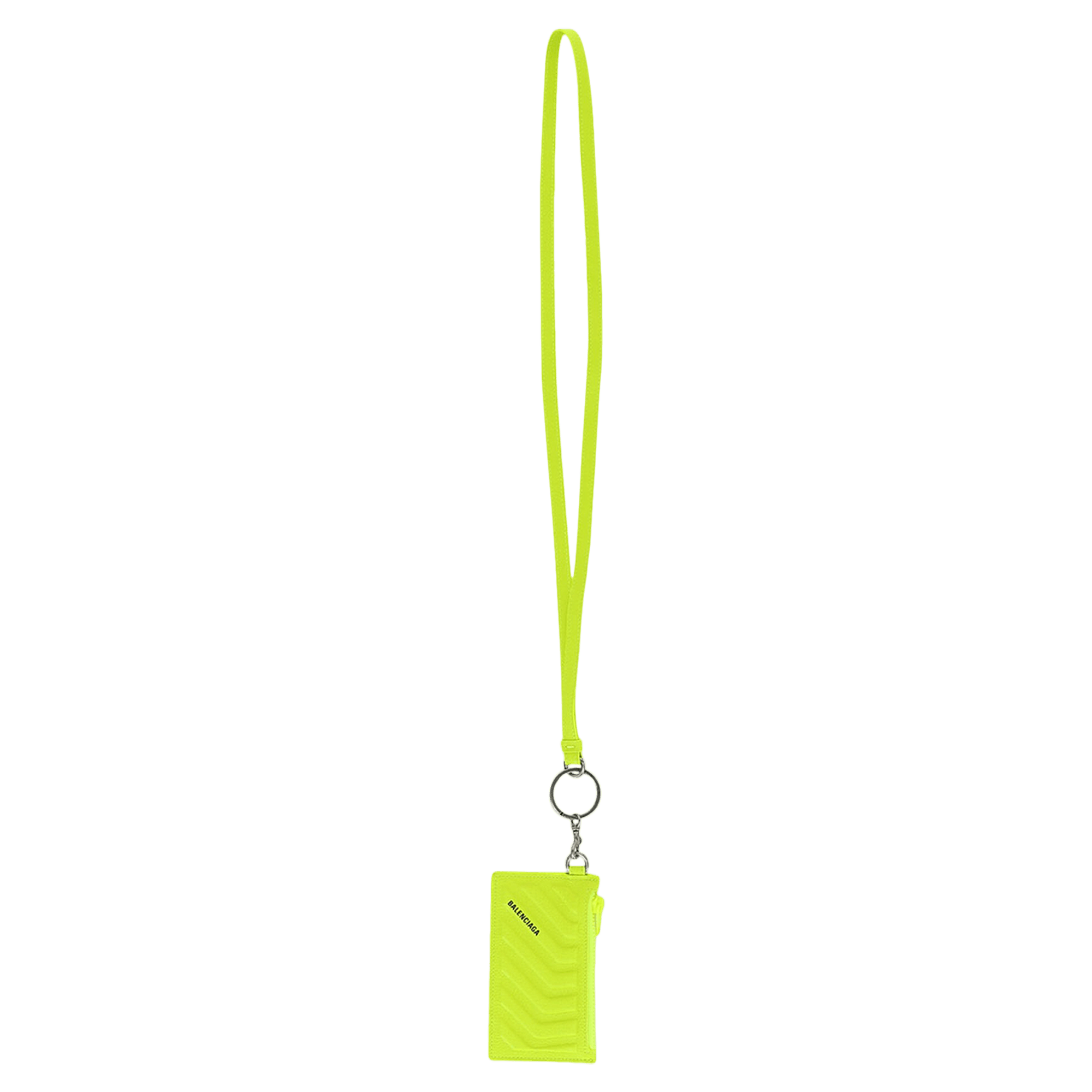 Balenciaga Car Card Case on Keyring 'Bright Green'