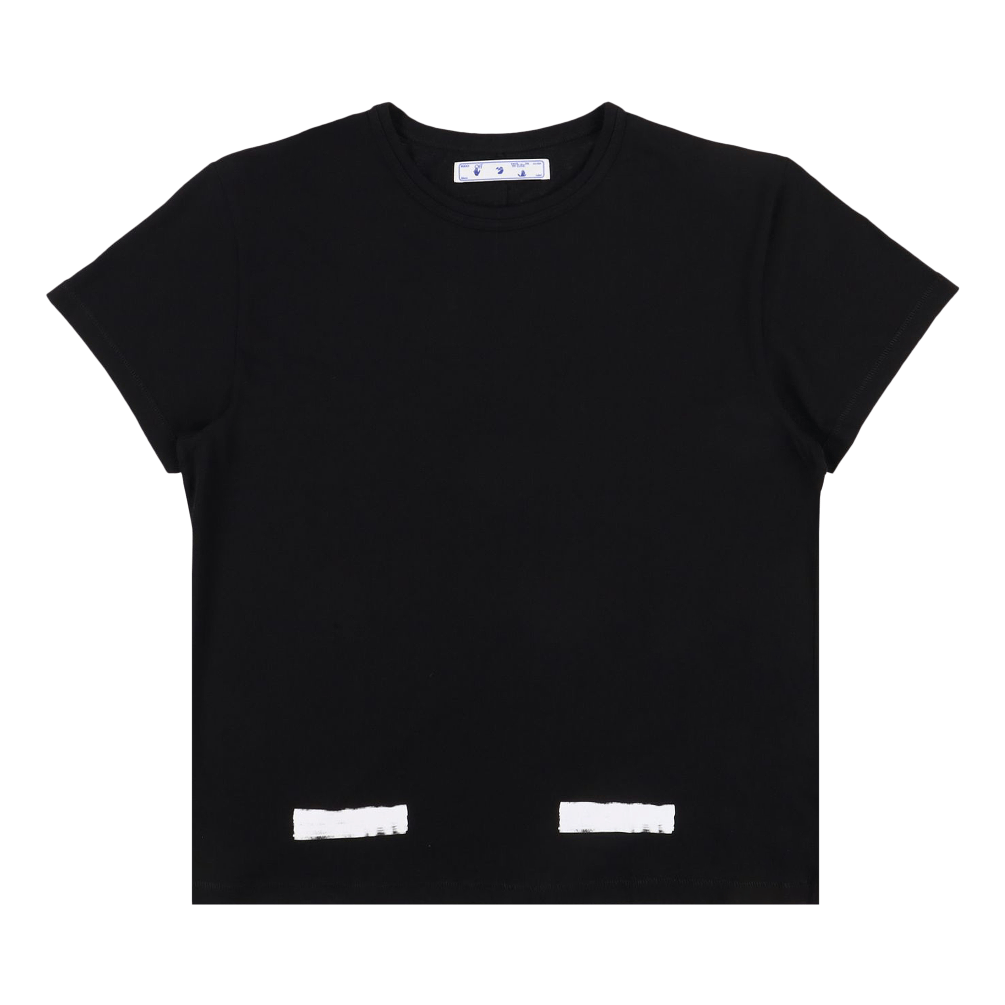 Off-White Brushed Diagnals Short-Sleeve Tee 'Black'