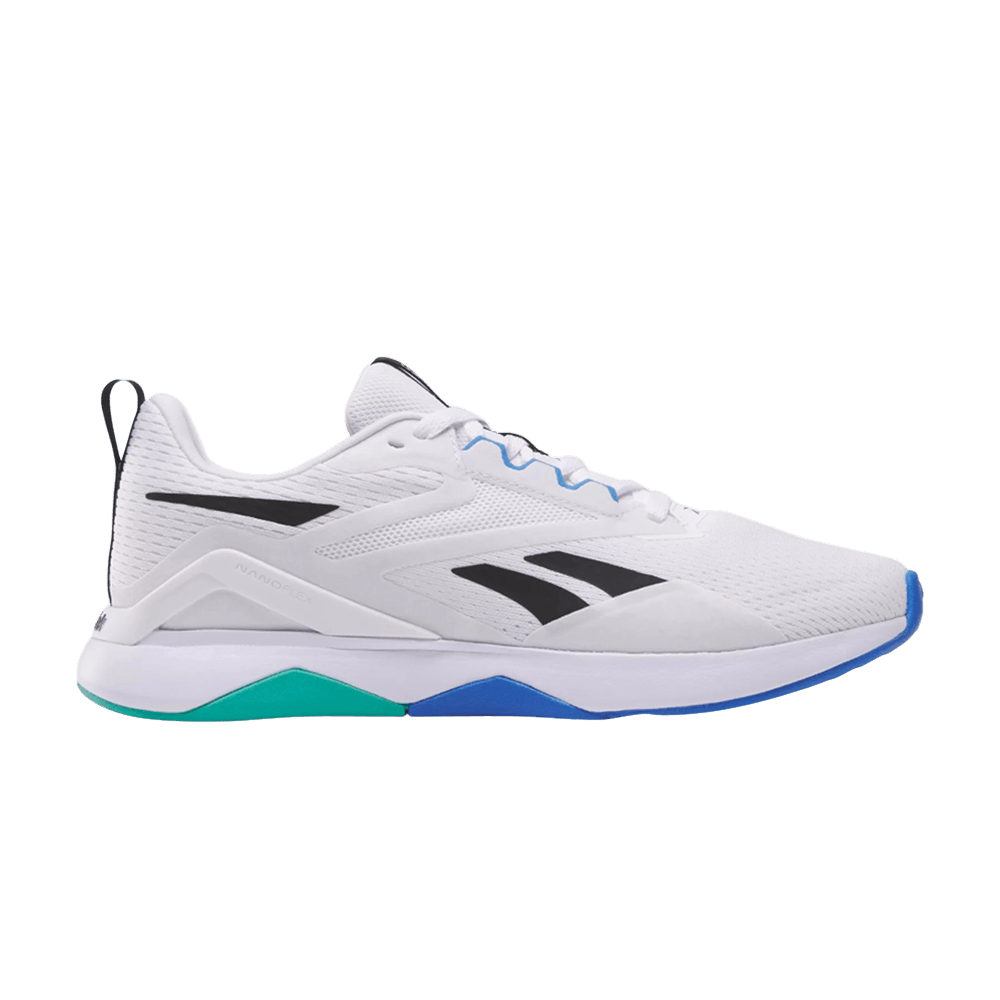 Reebok Nanoflex TR 2.0 'White Black Unleashed Green'