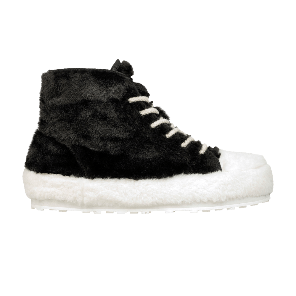 Buy Marni Teddy Tennis High Sneaker 'Black Lily White
