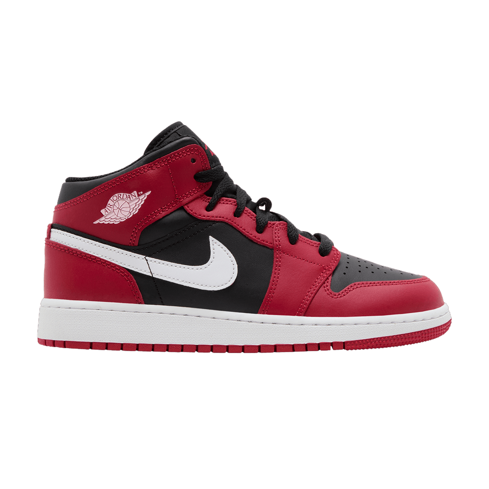 Air Jordan 1 Mid GS 'Gym Red Black White'