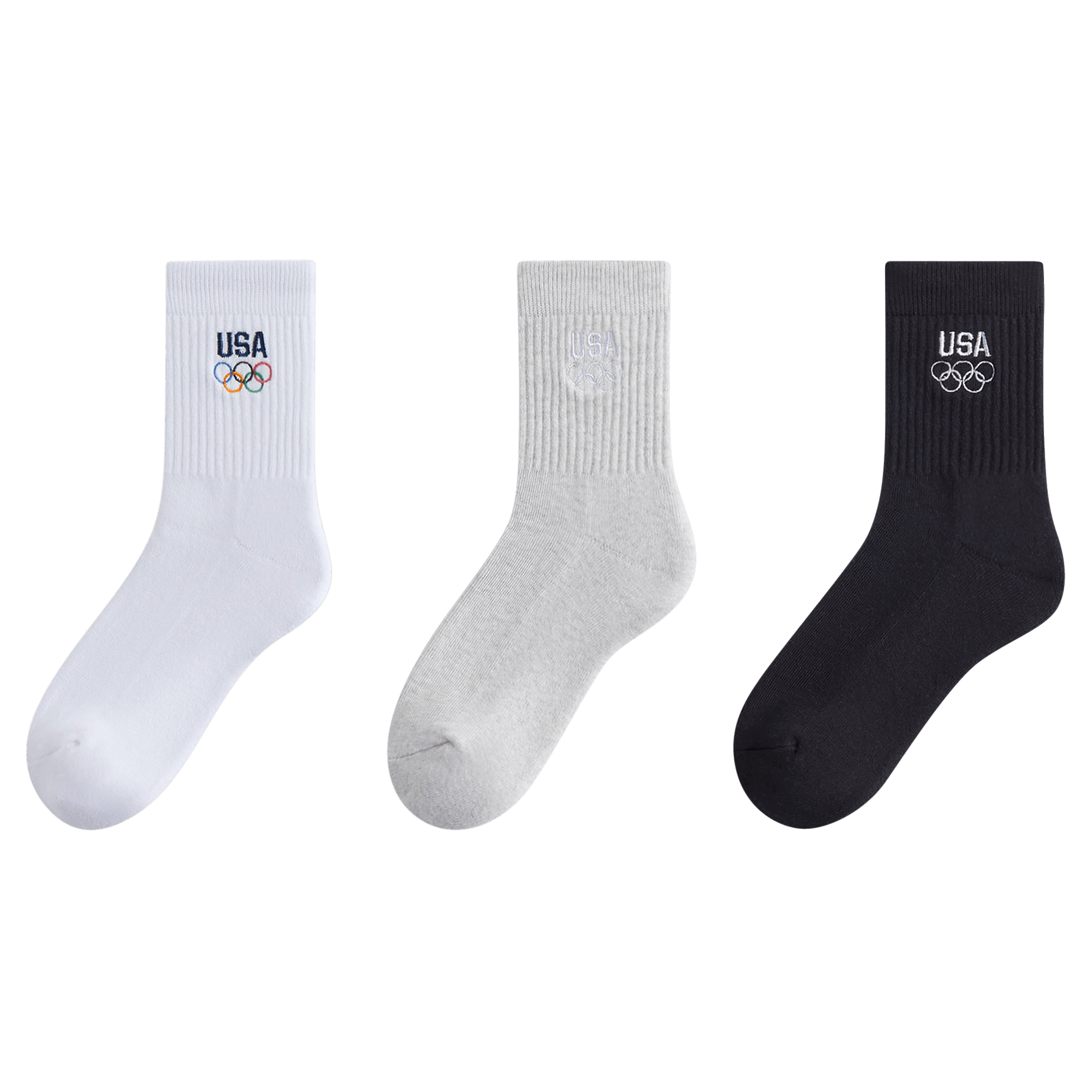Kith Kith For Team USA Mid Crew Sock (3 Pack) 'Multicolor'