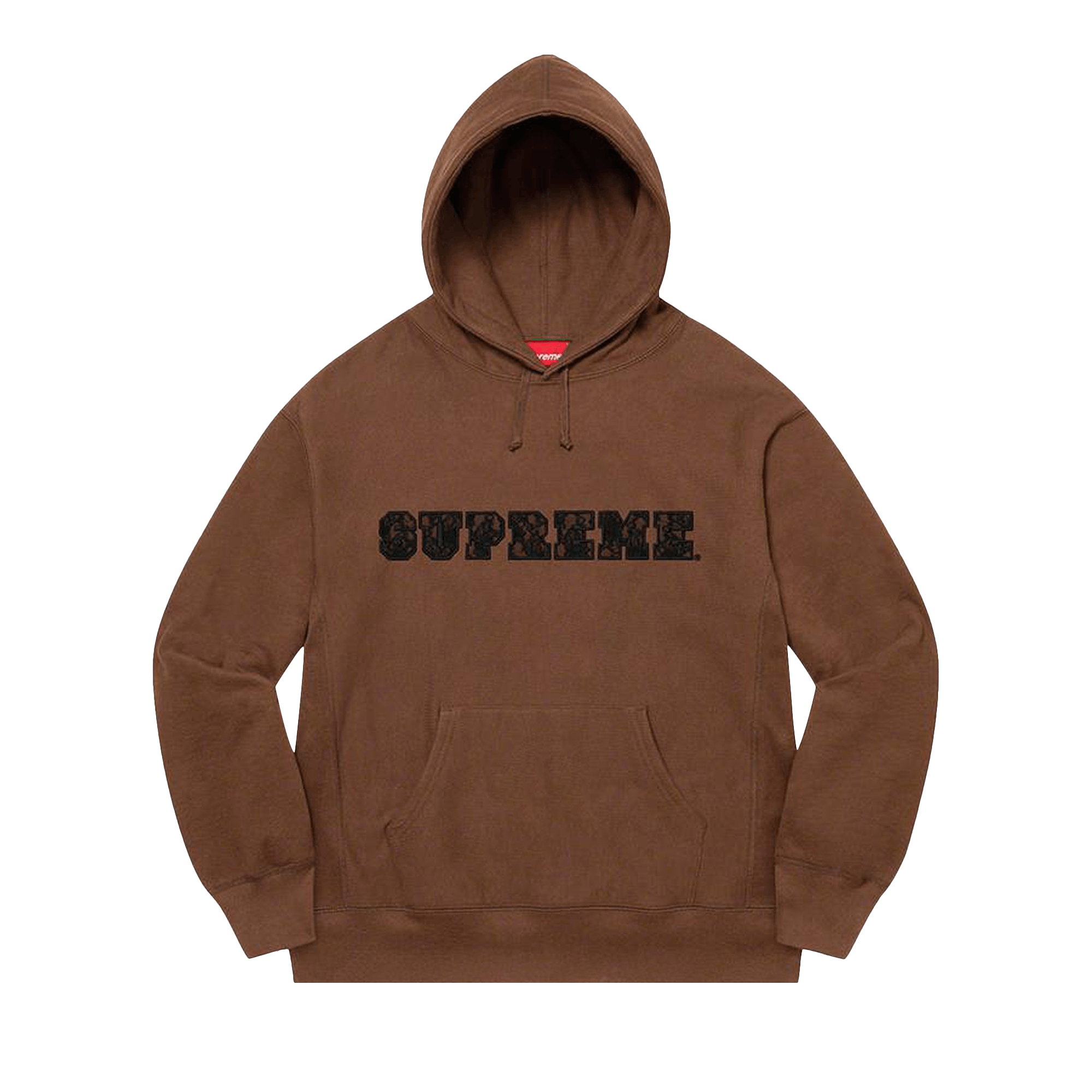 Supreme Lace Hooded Sweatshirt 'Dark Brown'