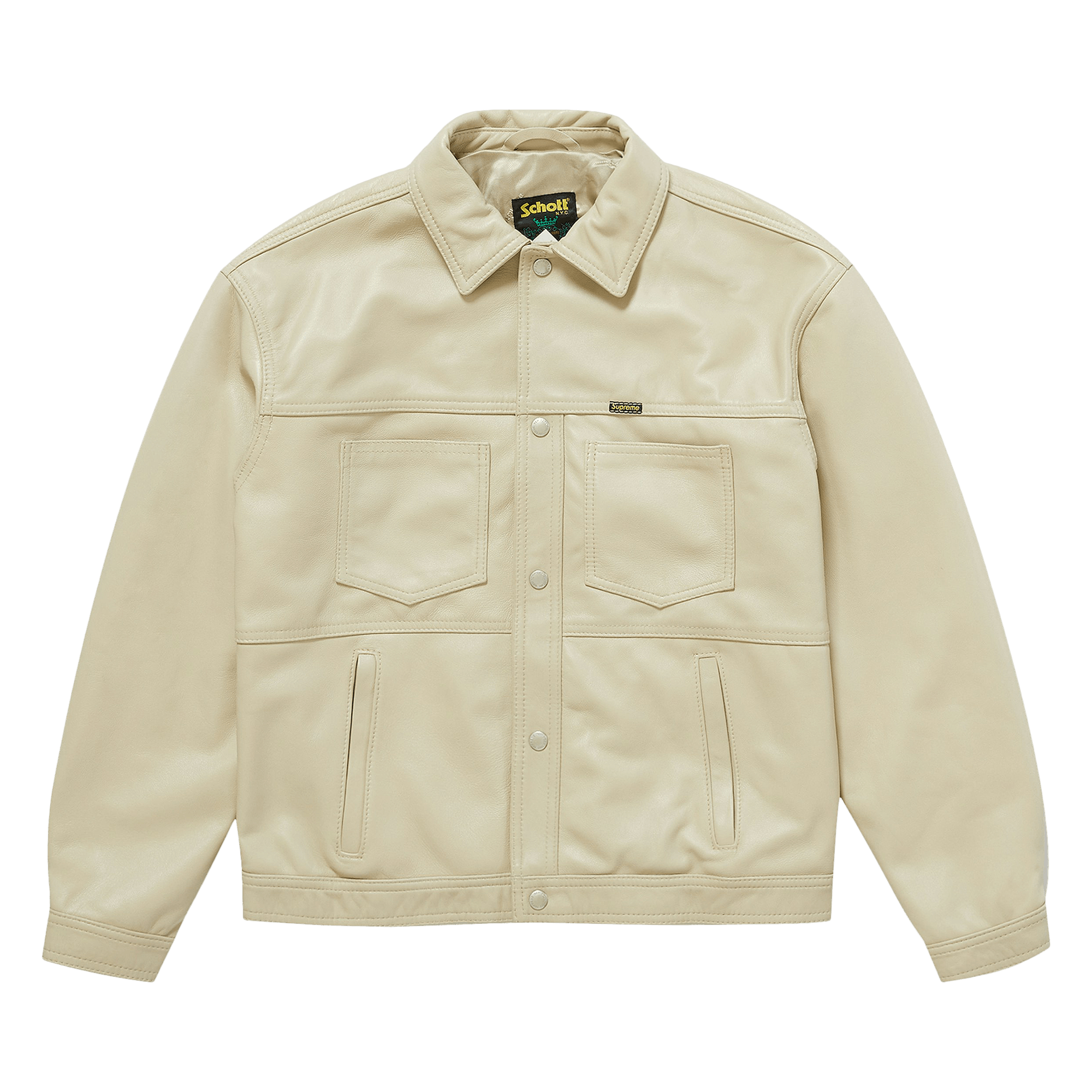 Supreme x Schott Leather Work Jacket 'Tan'