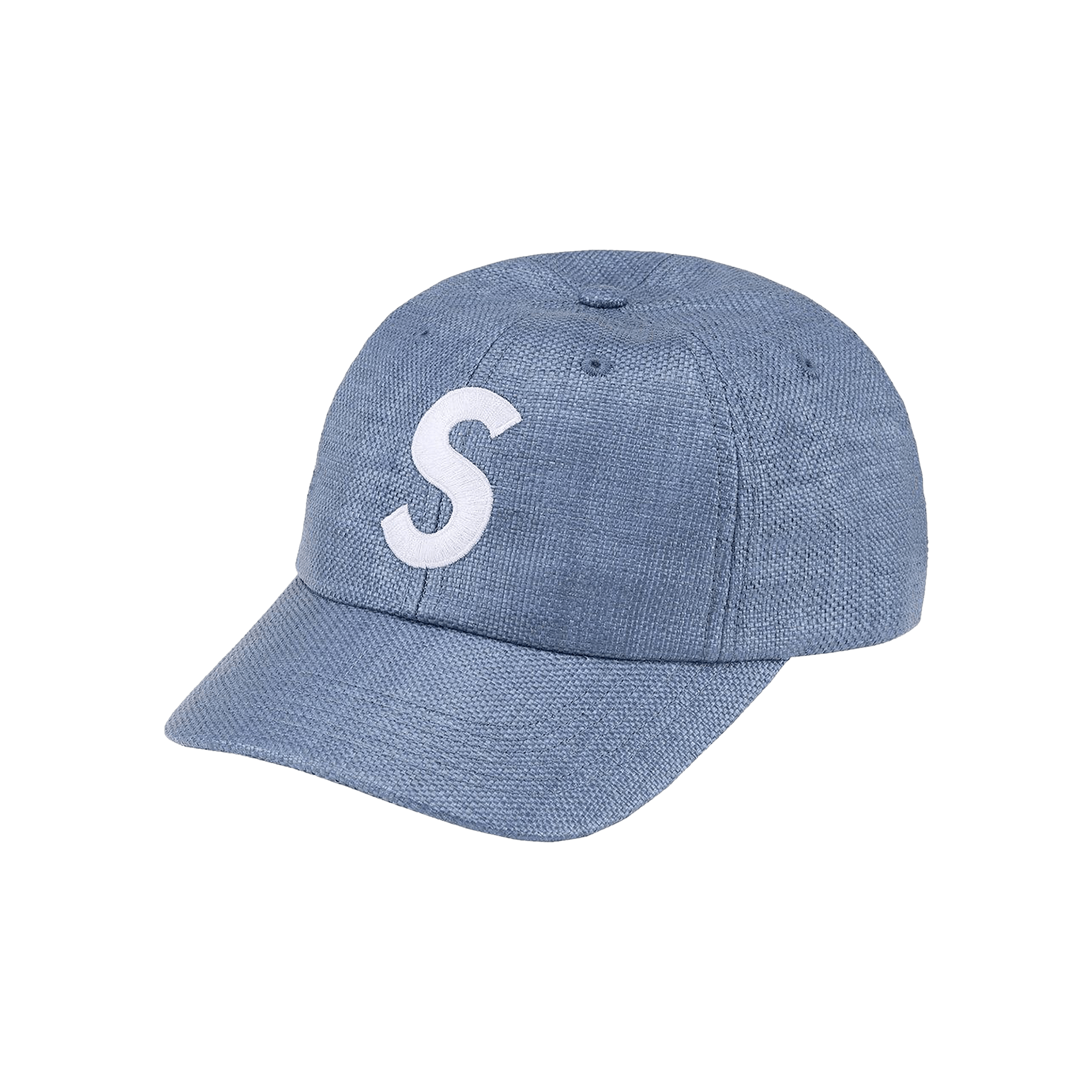 Supreme Raffia S Logo 6-Panel 'Navy'