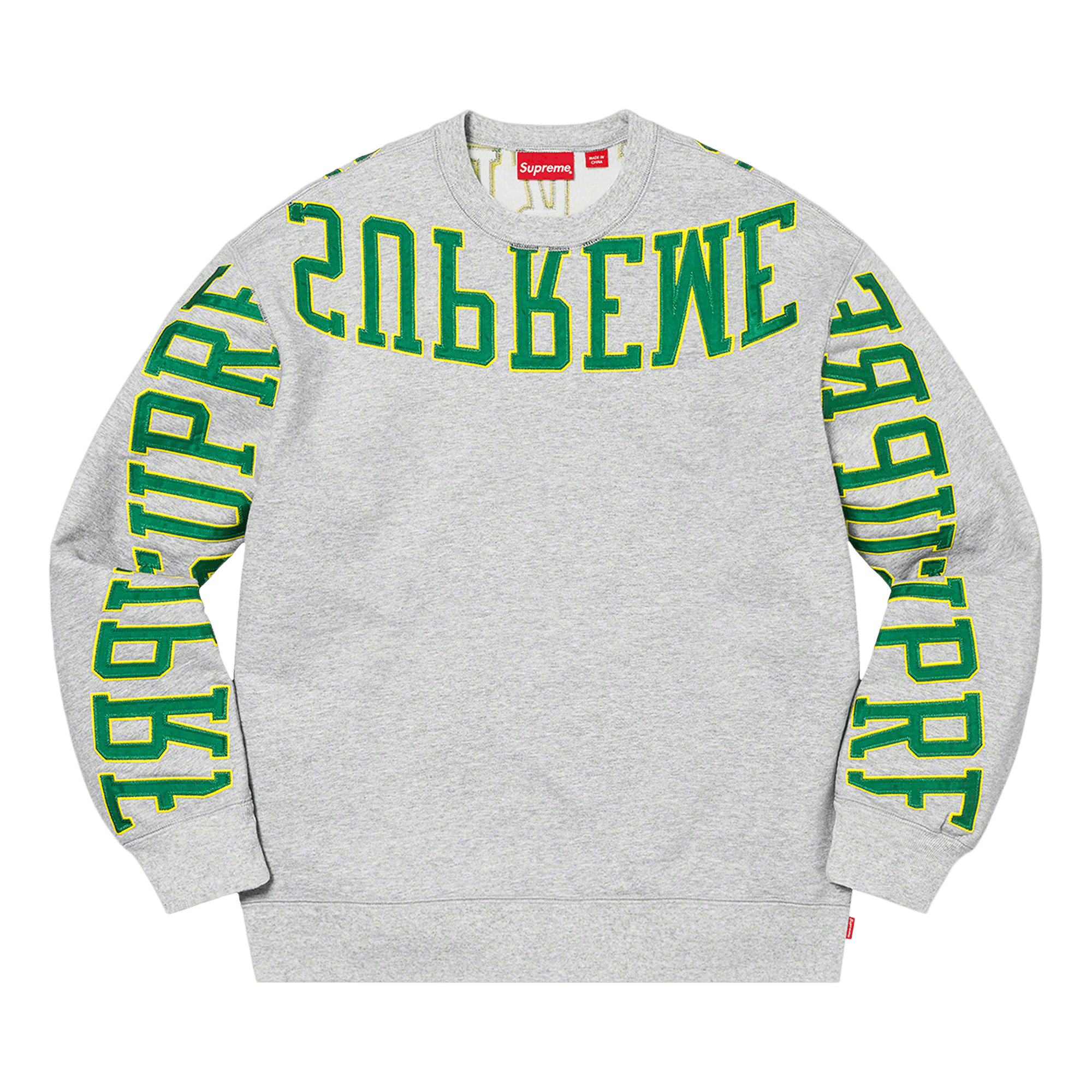 Supreme Multi Arc Crewneck 'Heather Grey'