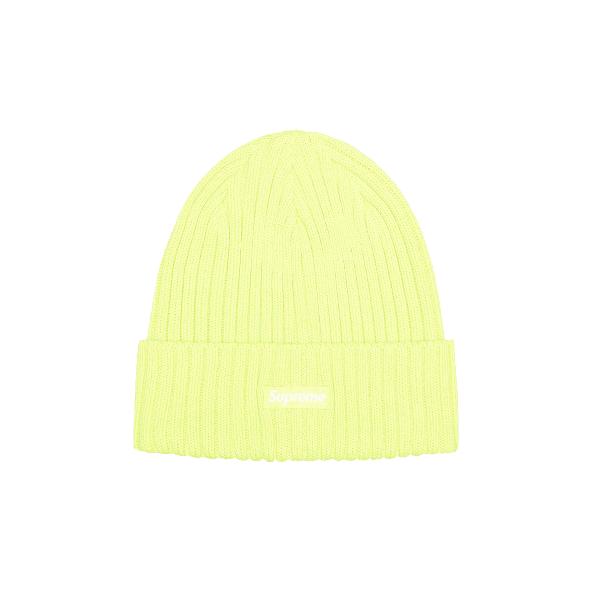 Supreme Overdyed Beanie 'Light Lime'