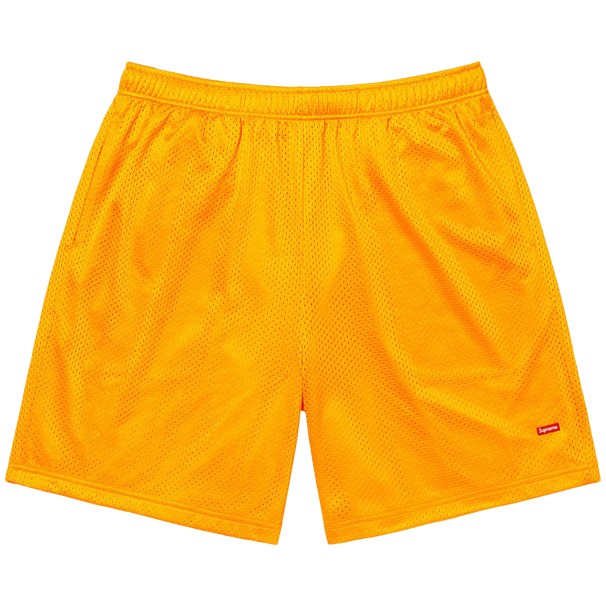 Supreme Small Box Baggy Mesh Short 'Gold'
