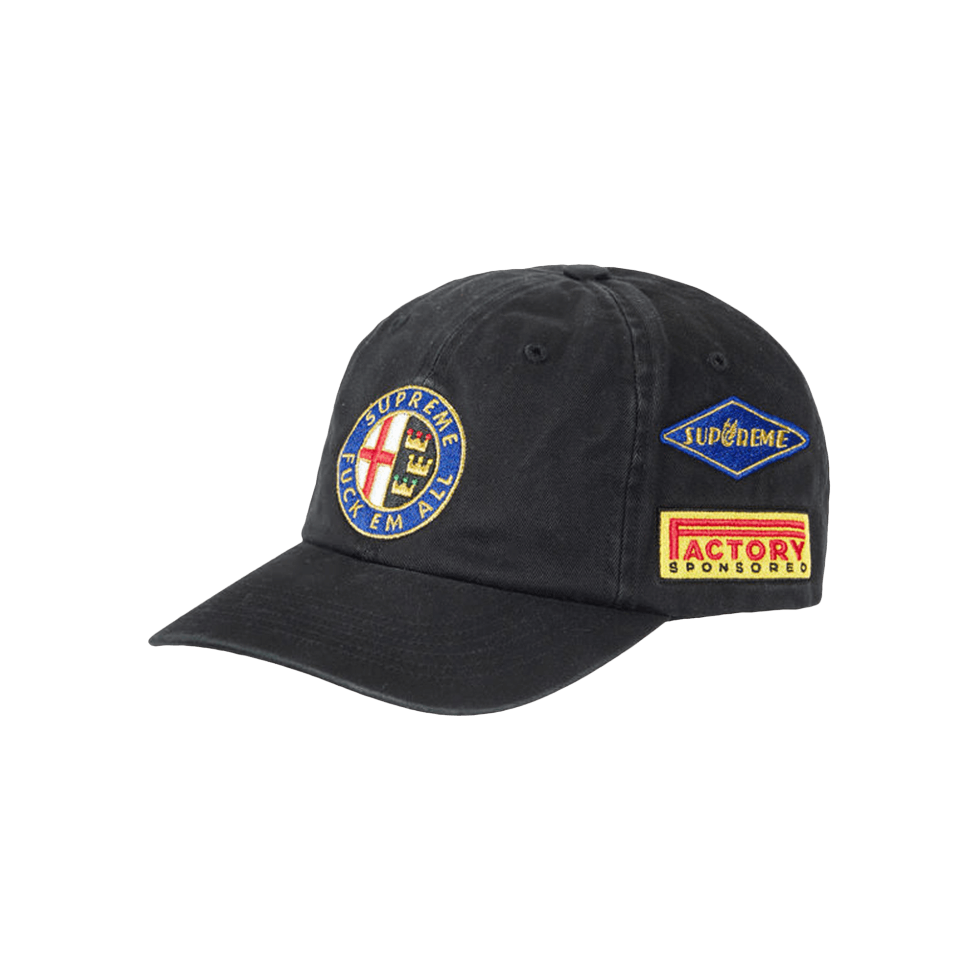 Supreme Racing 6-Panel 'Black'