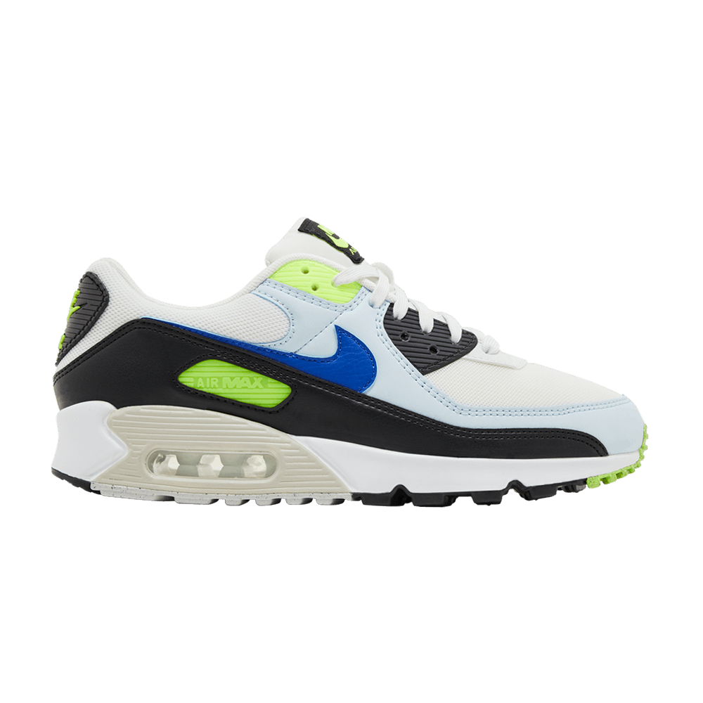 Nike Wmns Air Max 90 'White Blue Tint Volt'